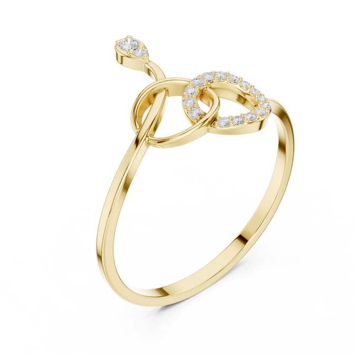 Elegant diamond choker necklace designed with shimmering stones set in polished gold finish.