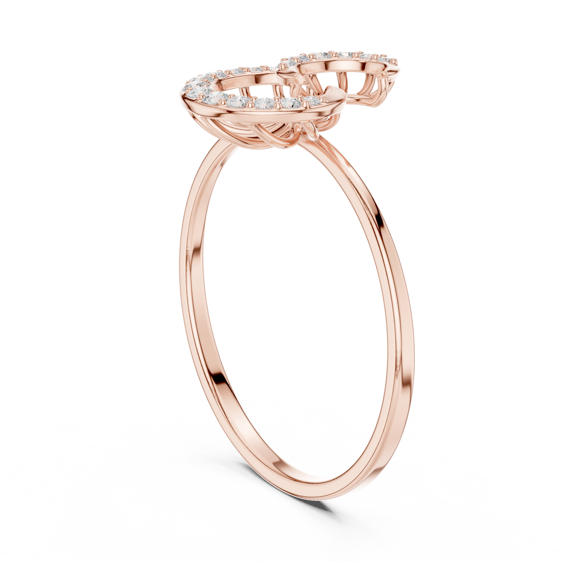 Stylish gold cuff bracelet featuring decorative diamond elements.