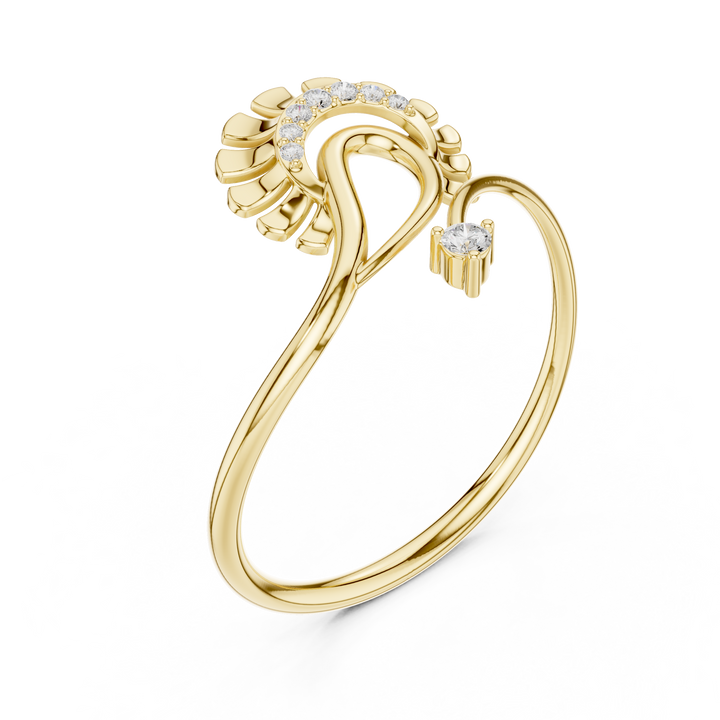 Classic cluster diamond earrings in white gold with bright shine.