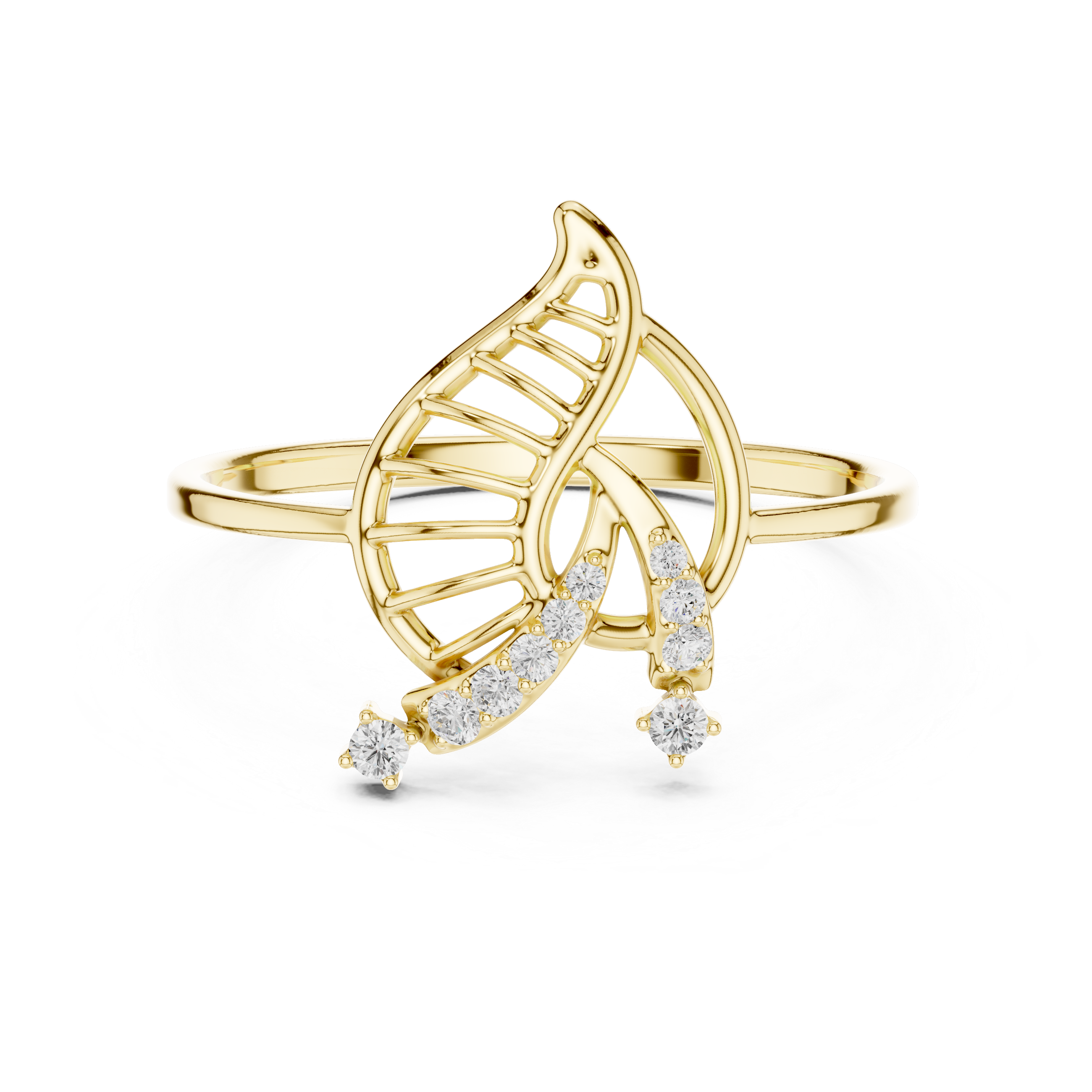 Elegant diamond pendant necklace on polished yellow gold chain.