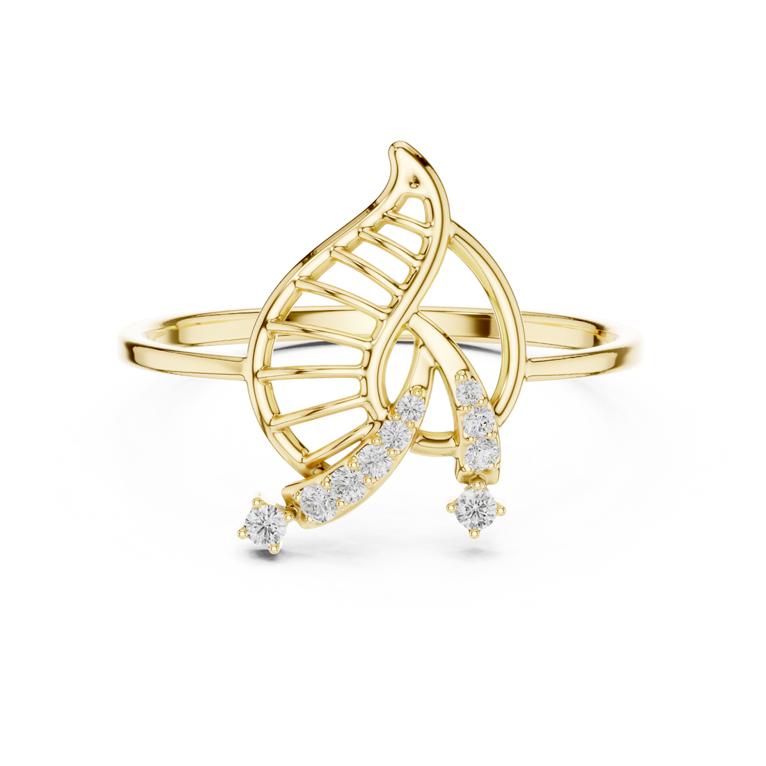 Elegant diamond pendant necklace on polished yellow gold chain.