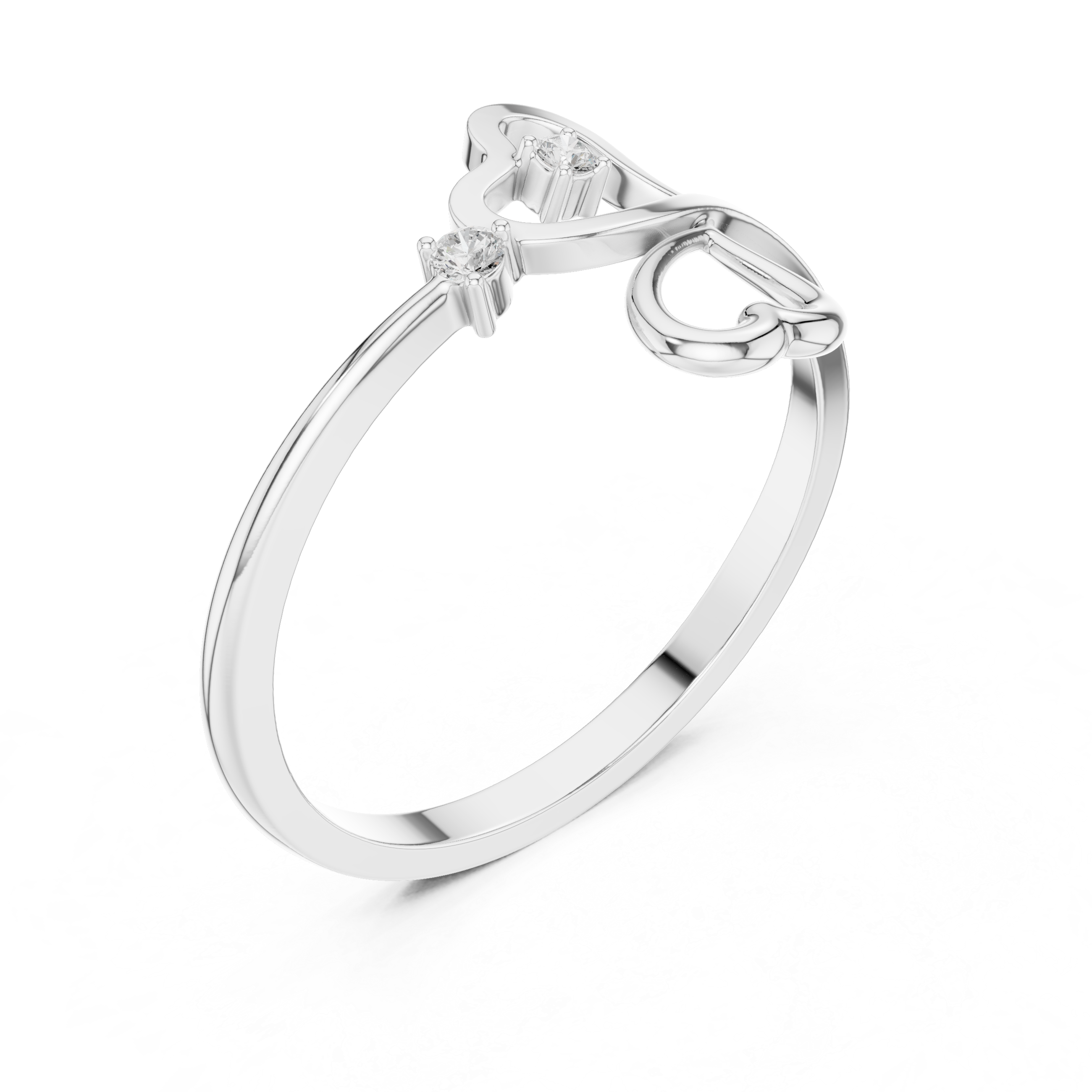 Plain toe ring with smooth polished gold band.