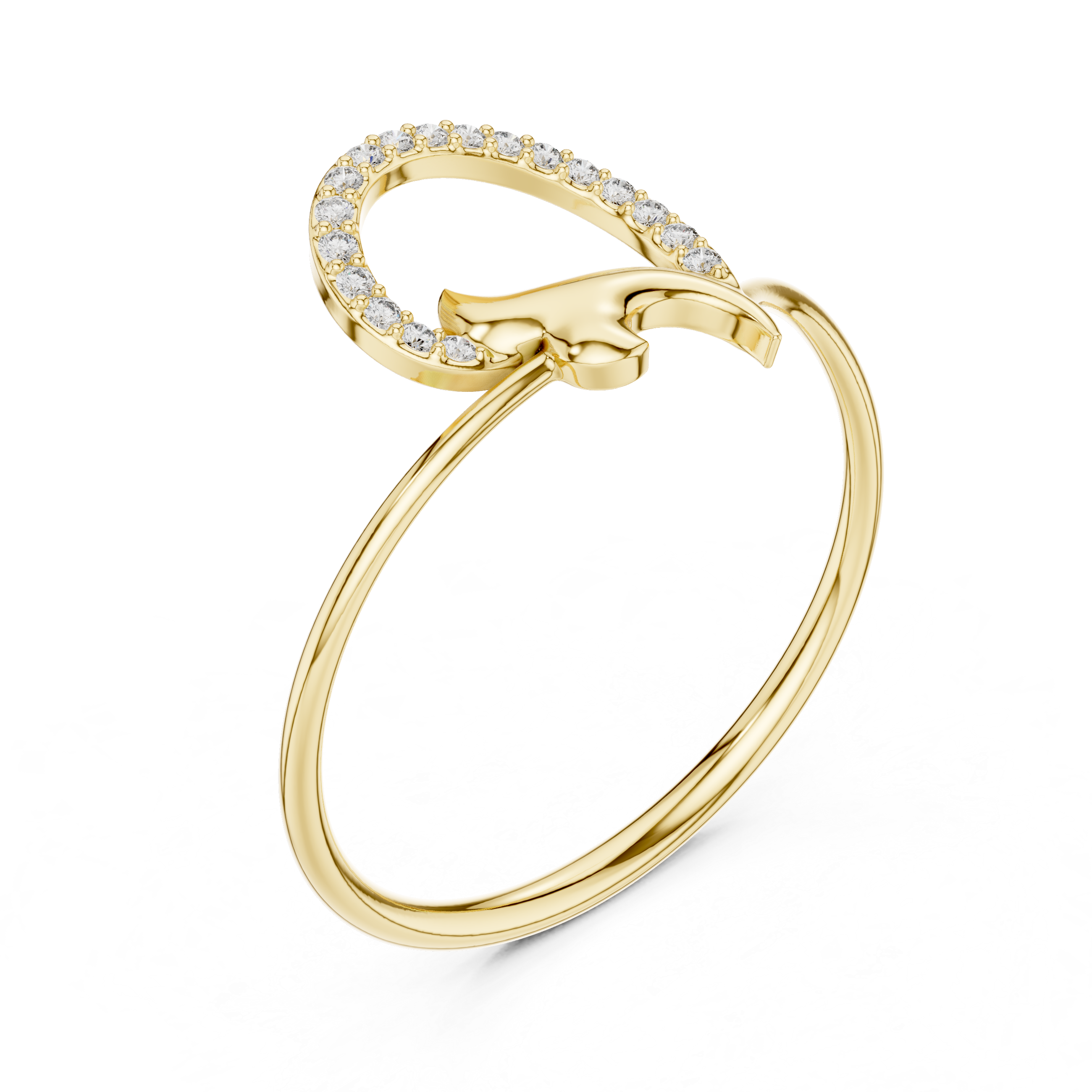 Bold gold chain necklace with heavy link pattern.
