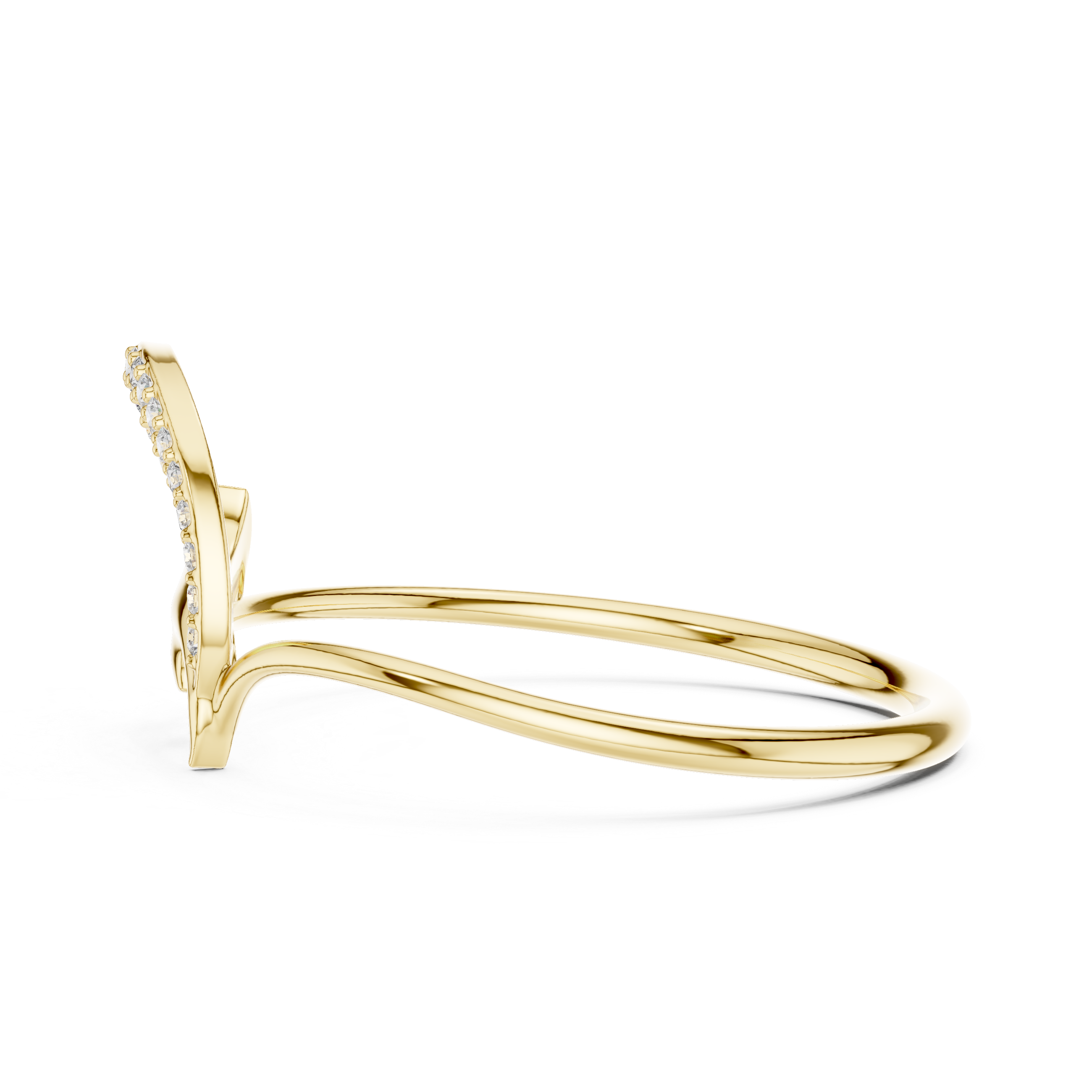 Twisted rope necklace with textured gold finish.
