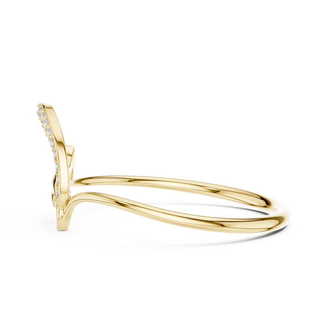 Twisted rope necklace with textured gold finish.