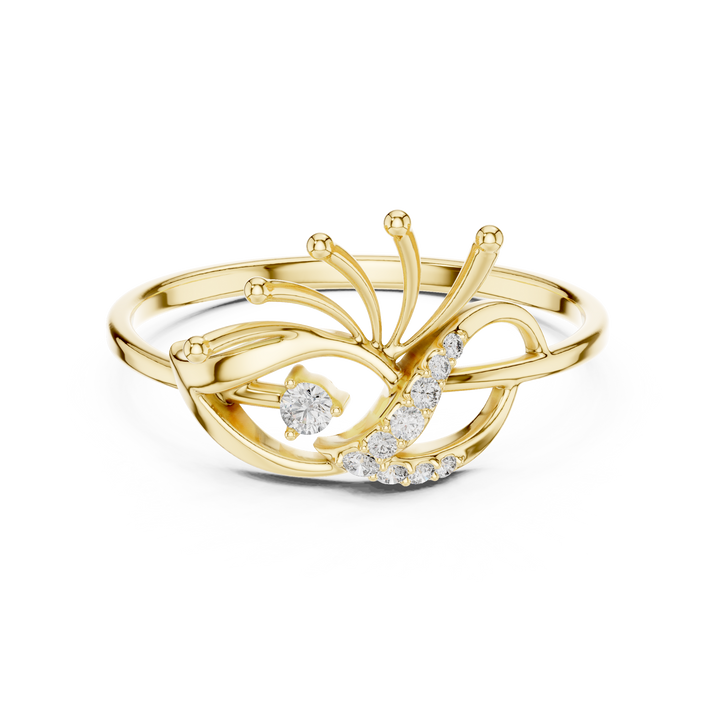 Plain toe ring with polished metal finish.