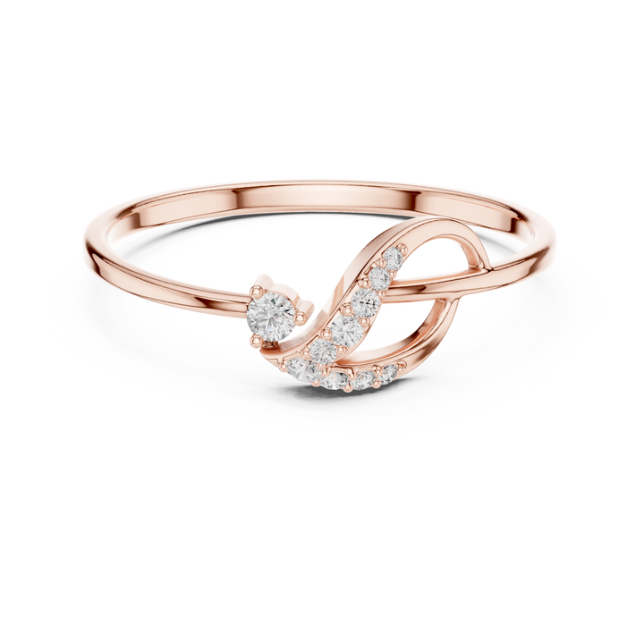 Adjustable toe ring with slim band style.