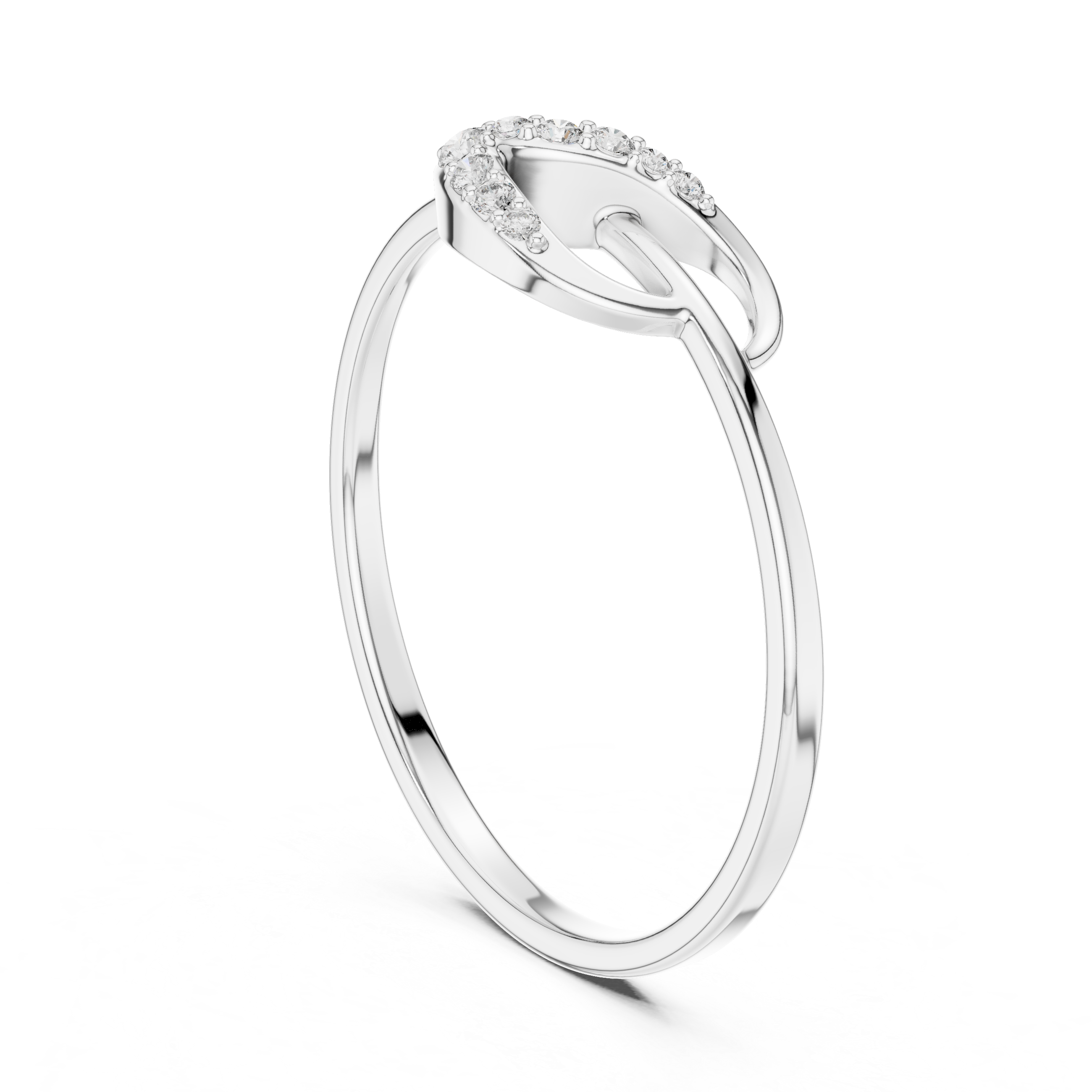 Halo engagement ring with brilliant diamond border.