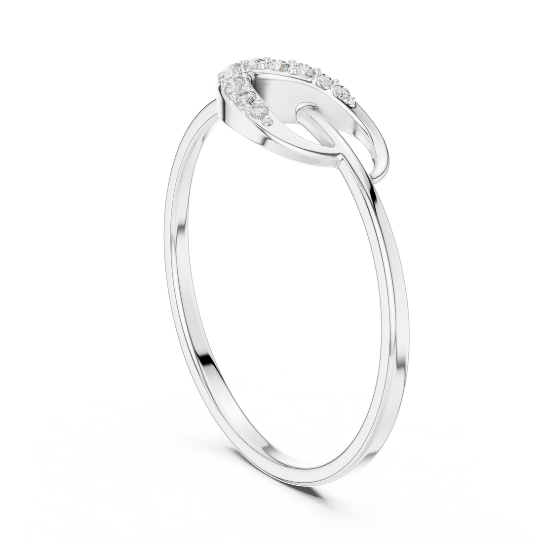 Halo engagement ring with brilliant diamond border.