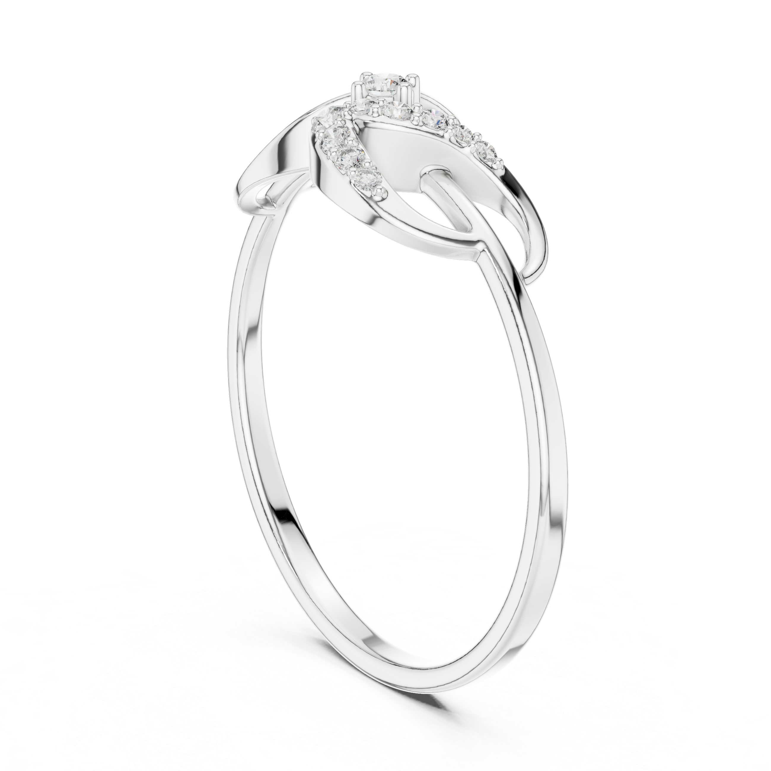 Classic silver toe ring with sleek polished look.