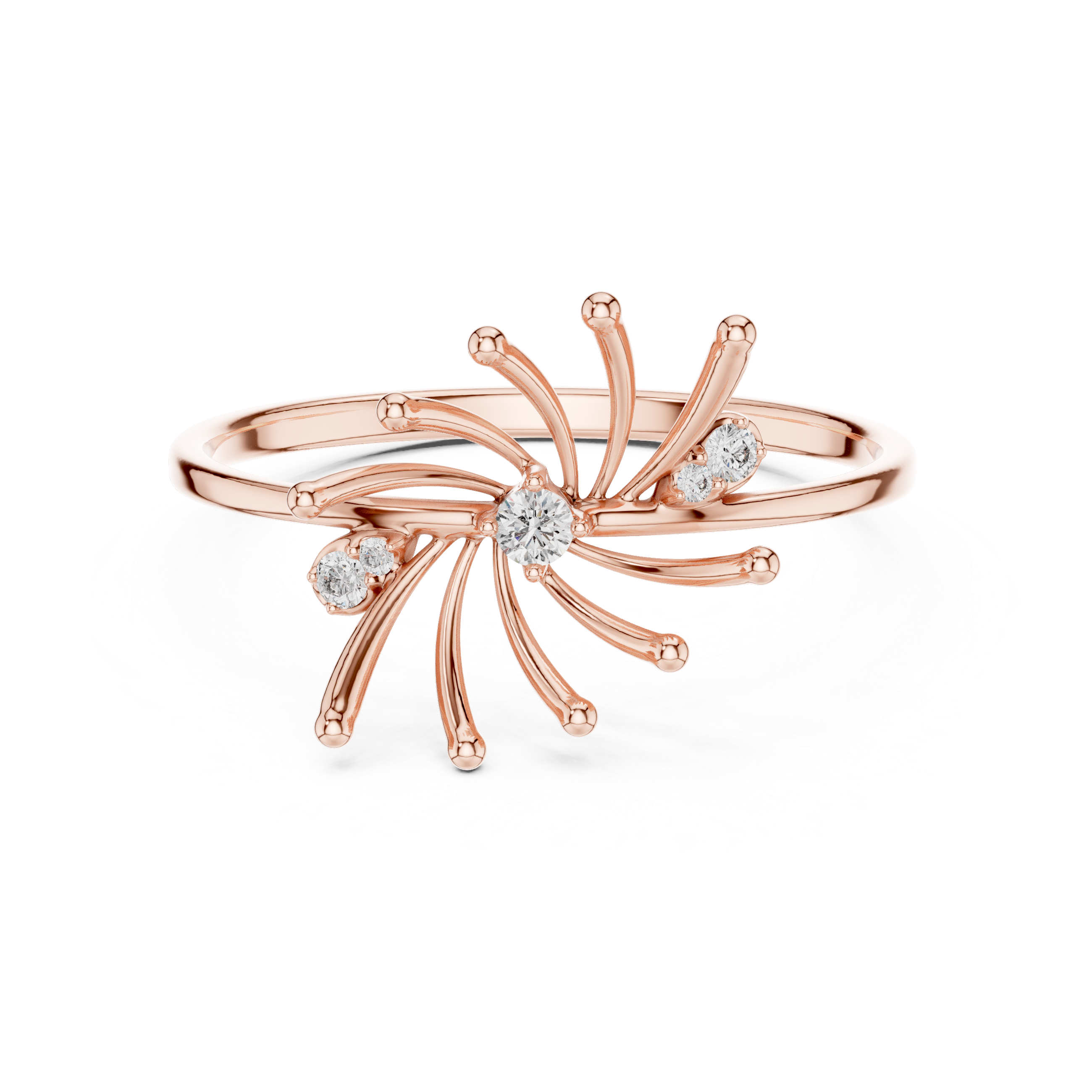 Men's wedding band with smooth matte gold finish.