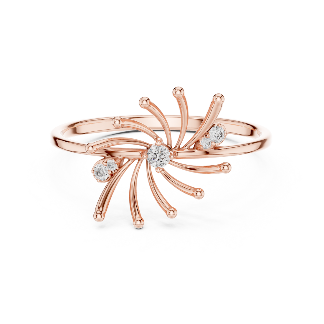 Men's wedding band with smooth matte gold finish.