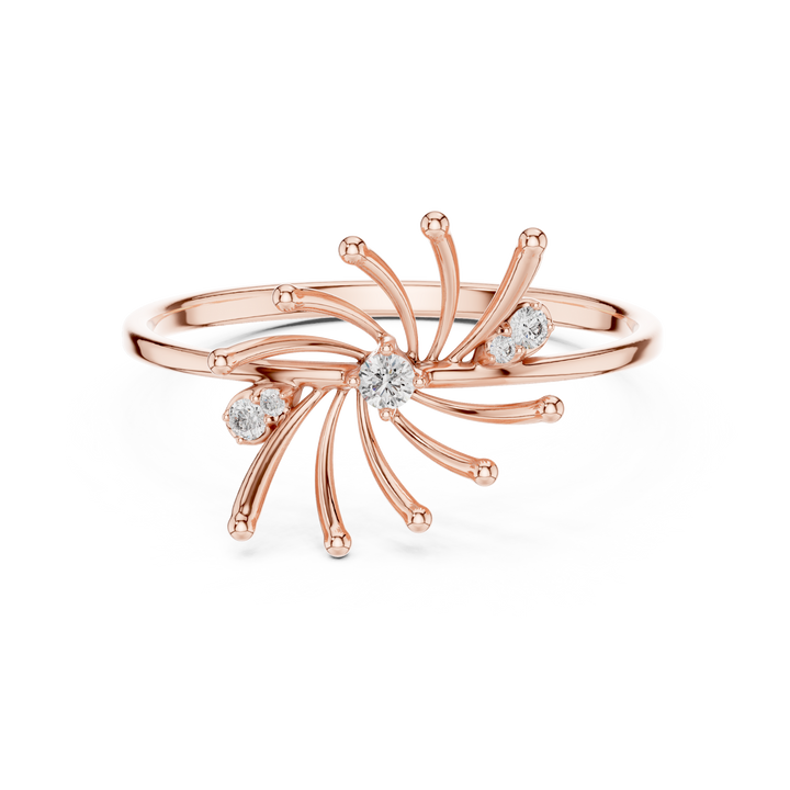 Men's wedding band with smooth matte gold finish.