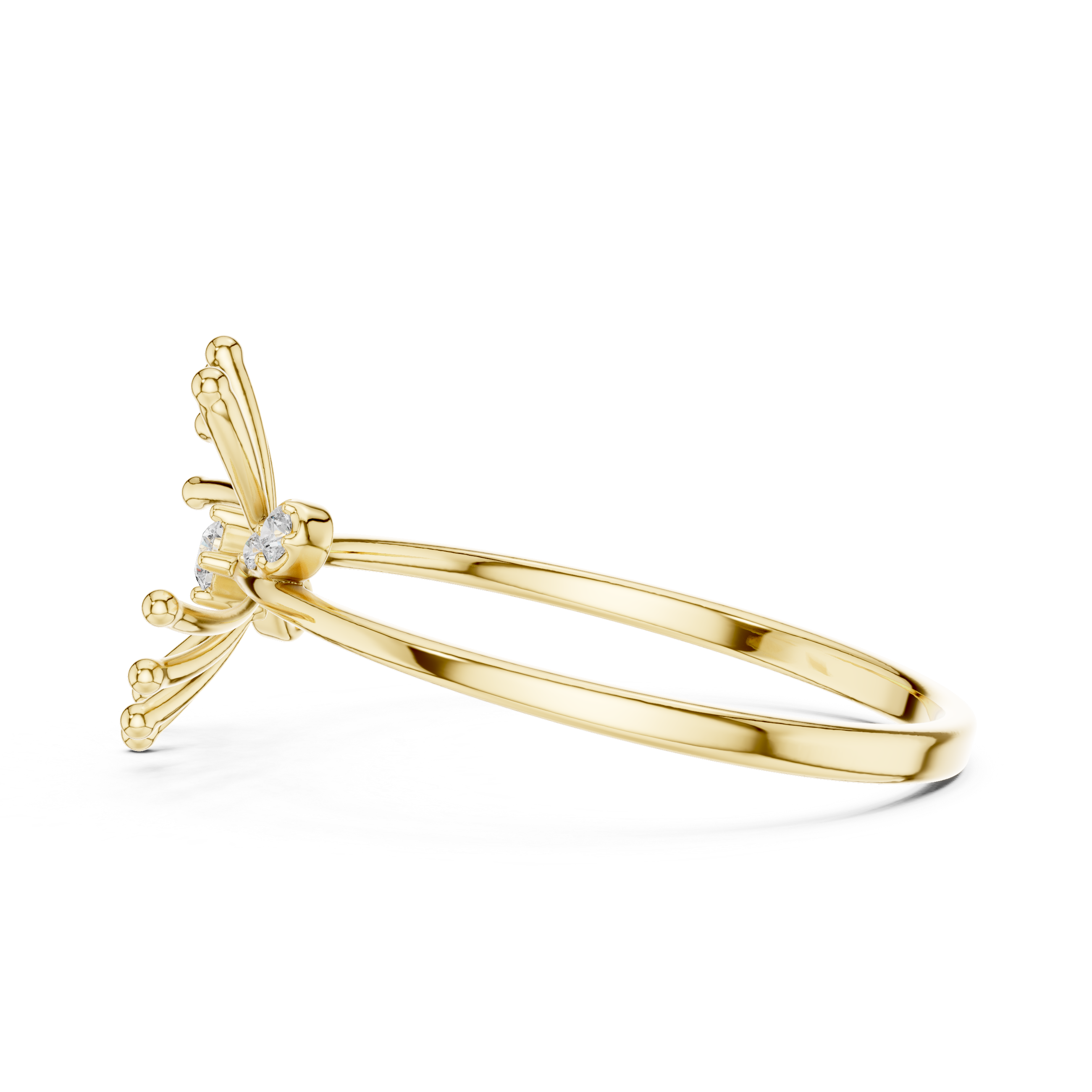 Multi-stone fashion ring with vibrant stone arrangement.