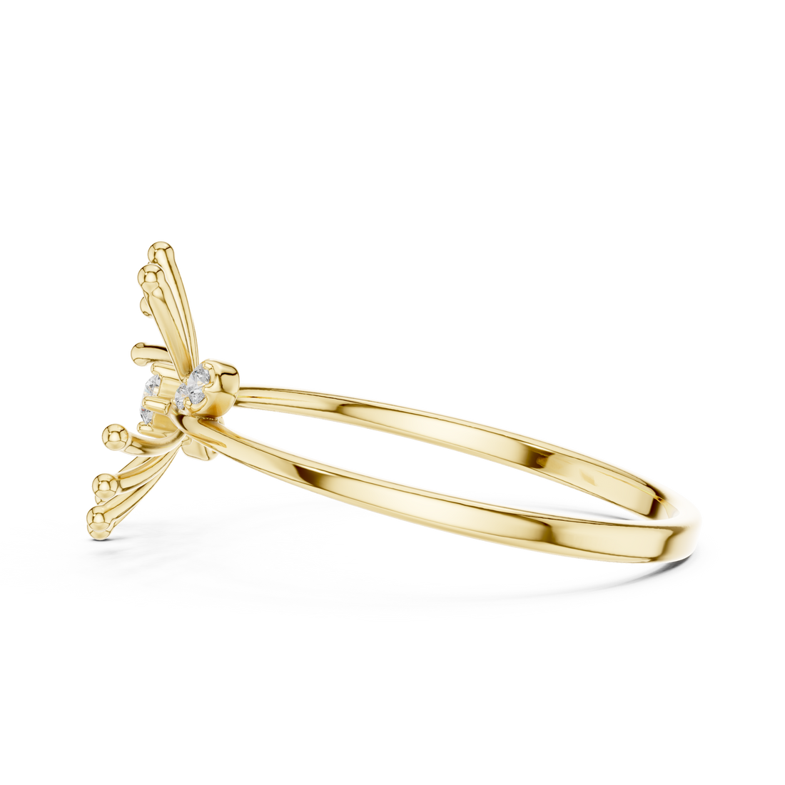 Multi-stone fashion ring with vibrant stone arrangement.