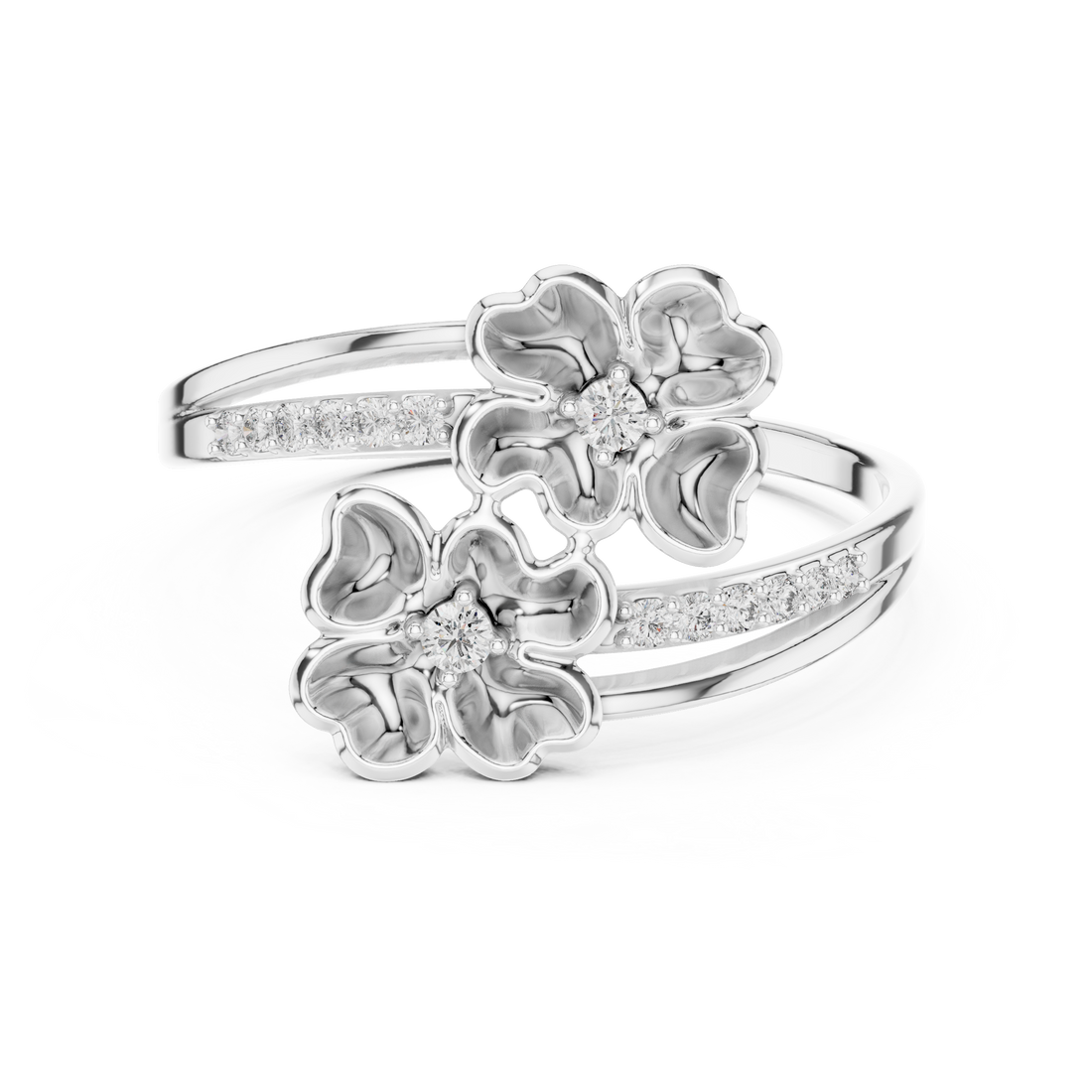 Engraved gold bangle with decorative floral pattern.