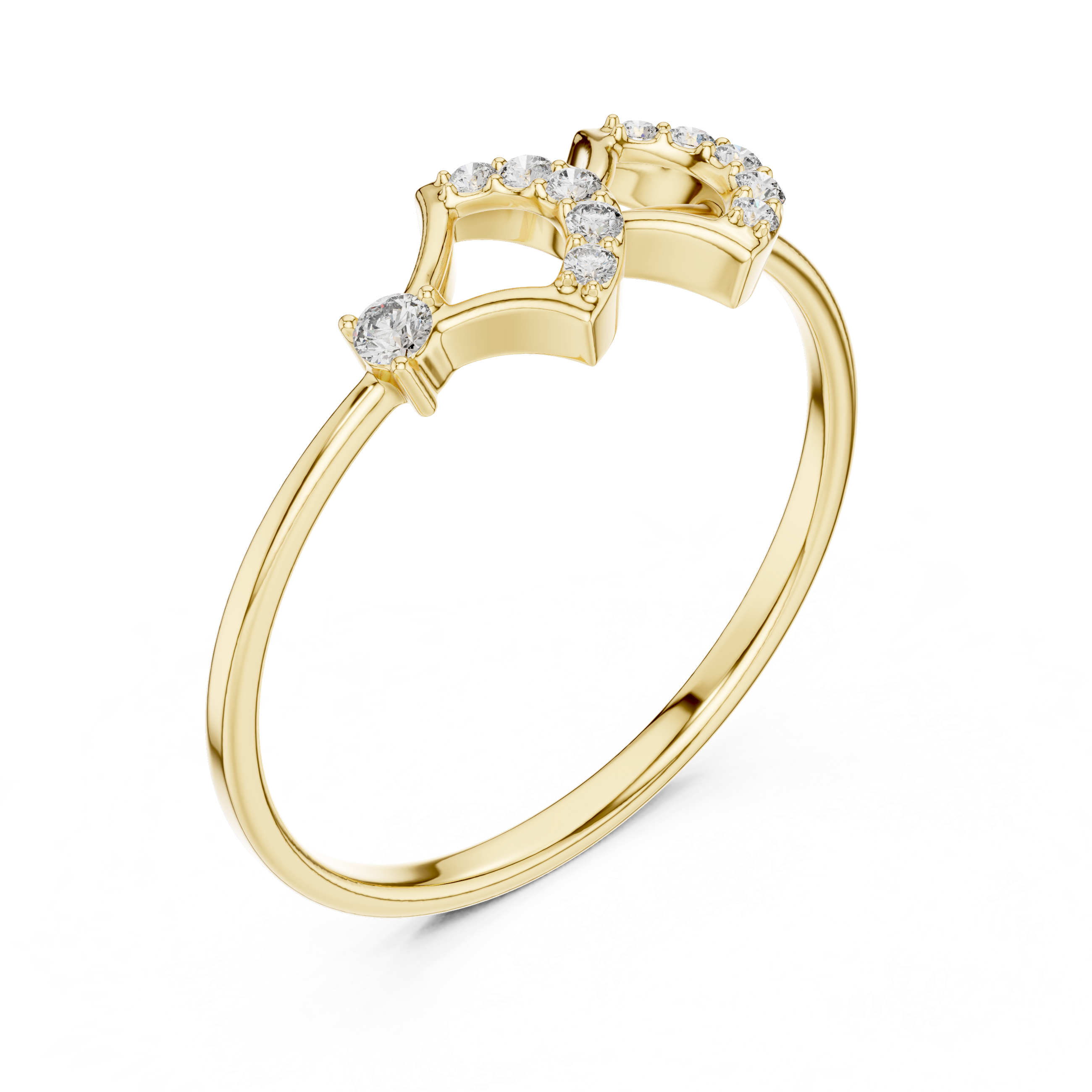 Gold anklet with textured chain pattern.