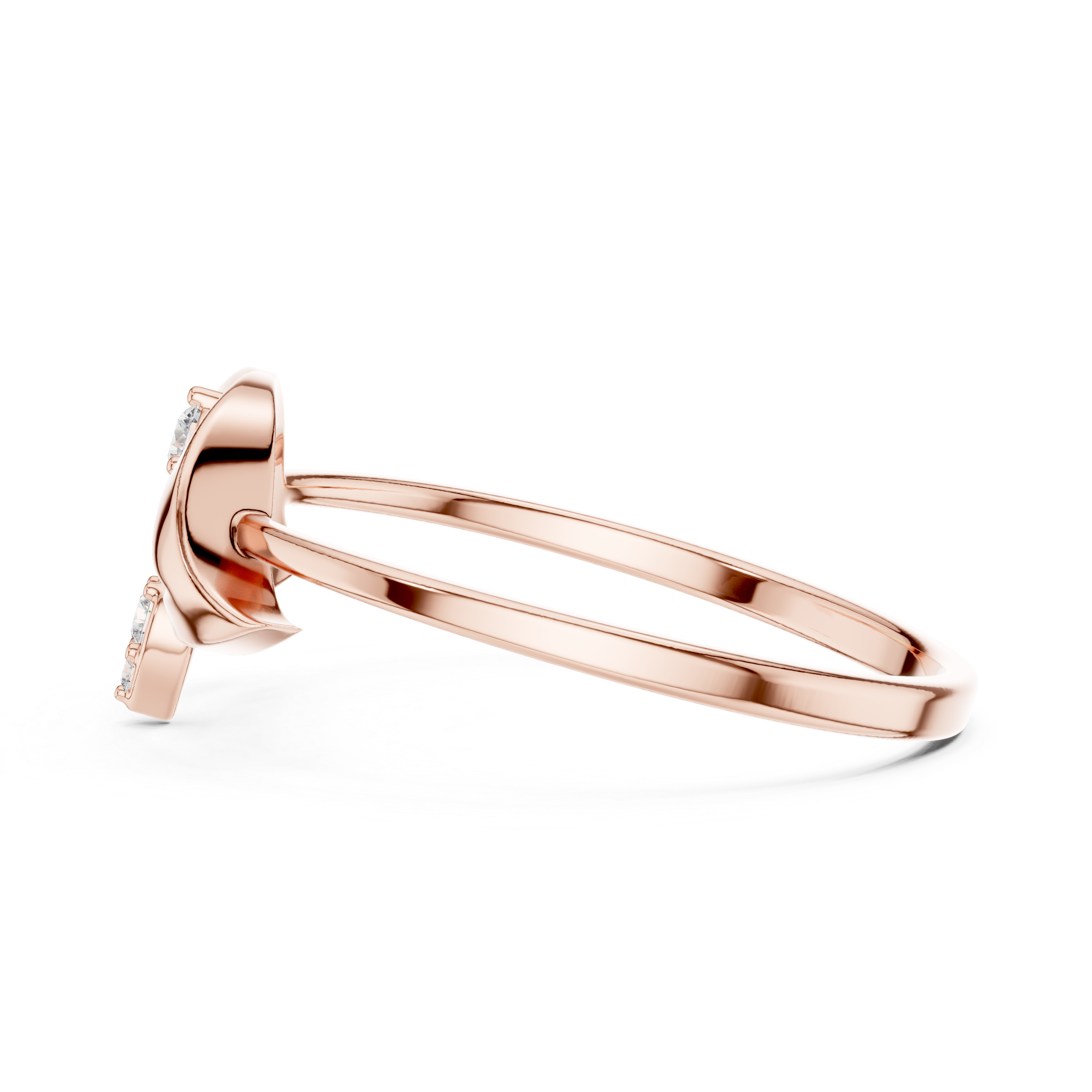 Adjustable toe ring with slim band style.