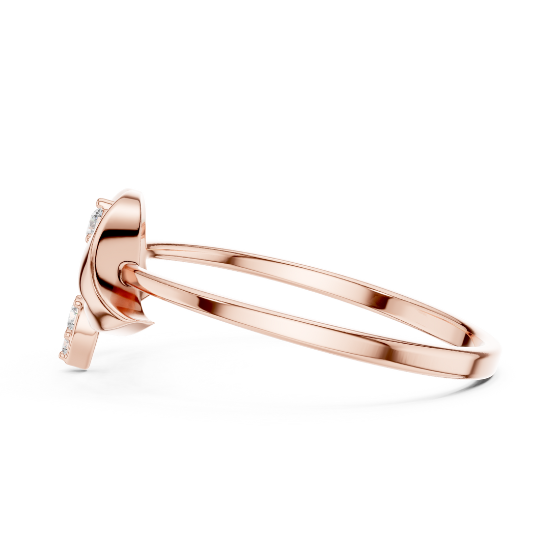 Adjustable toe ring with slim band style.