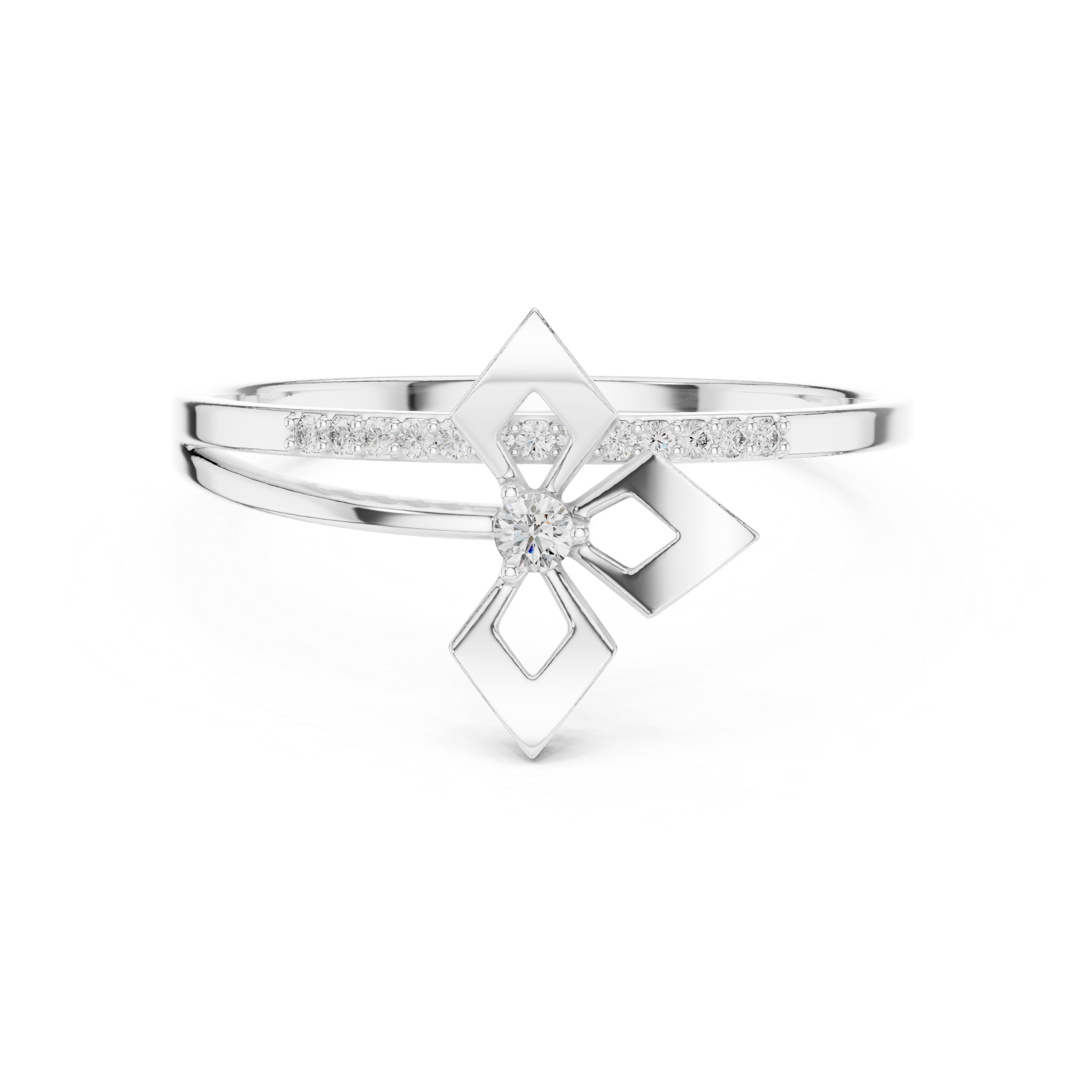 Elegant wedding band with refined polished finish.