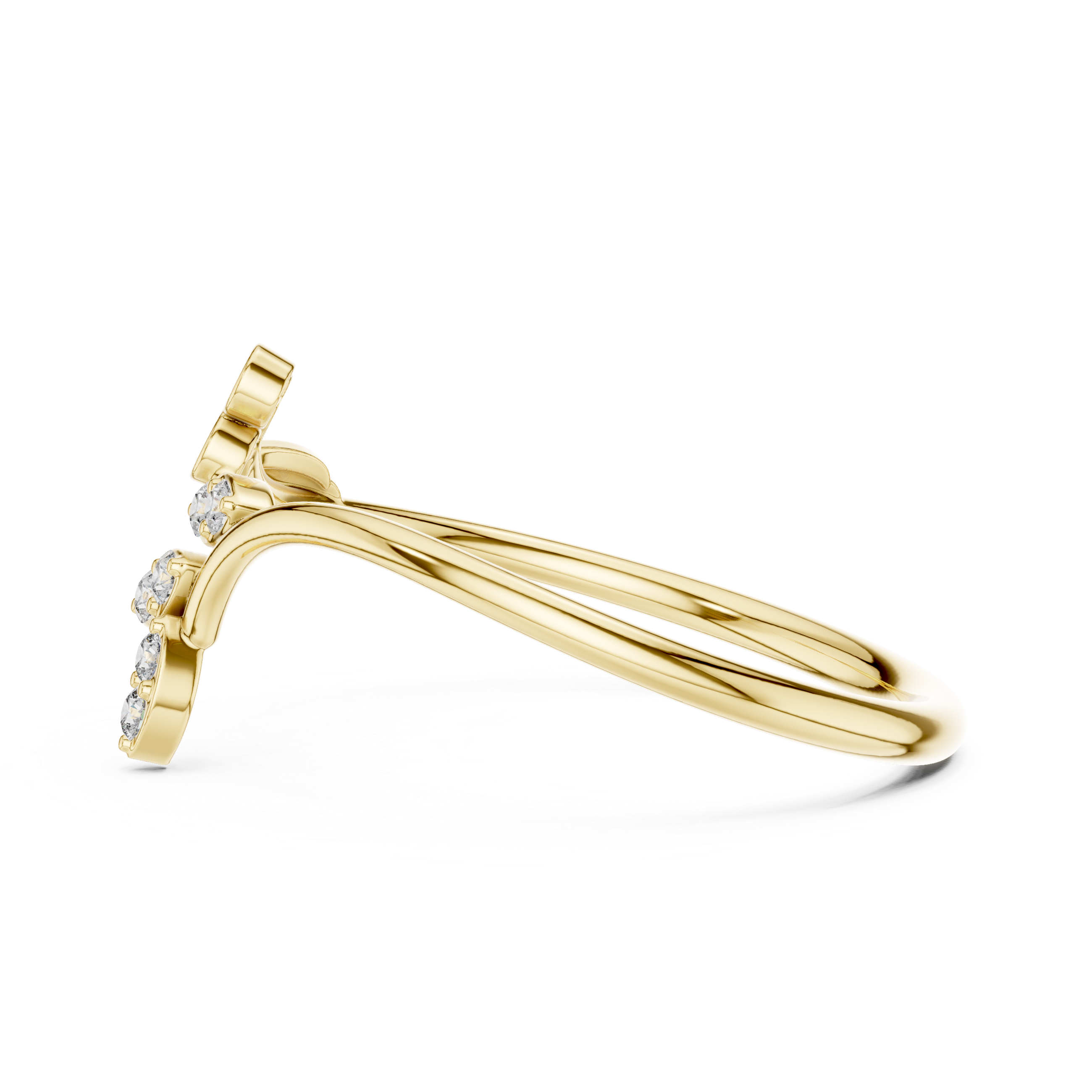 Elegant layered necklace with multiple gold chains.