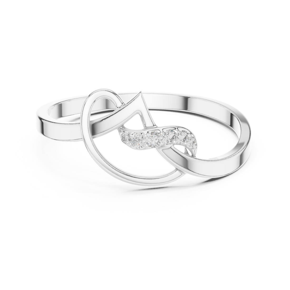 Double strand bracelet with sleek polished finish.