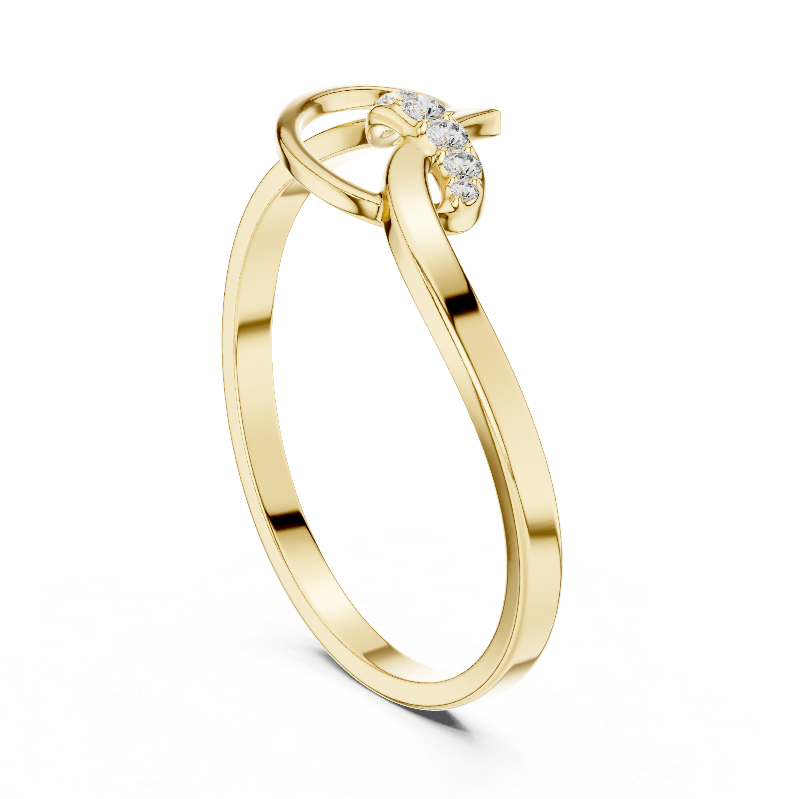 Minimal chain bracelet with subtle diamond detail.