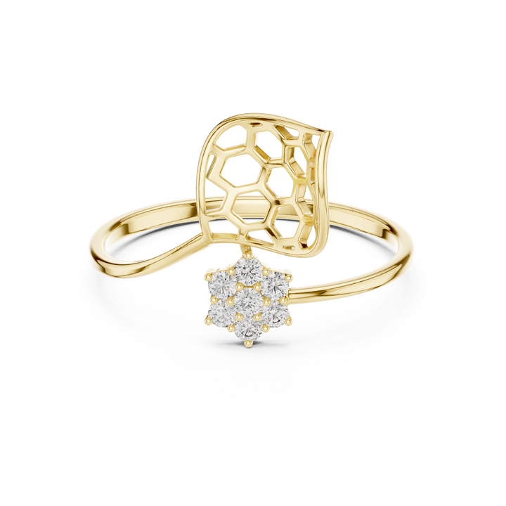 Classic gold nose hoop with minimal design.
