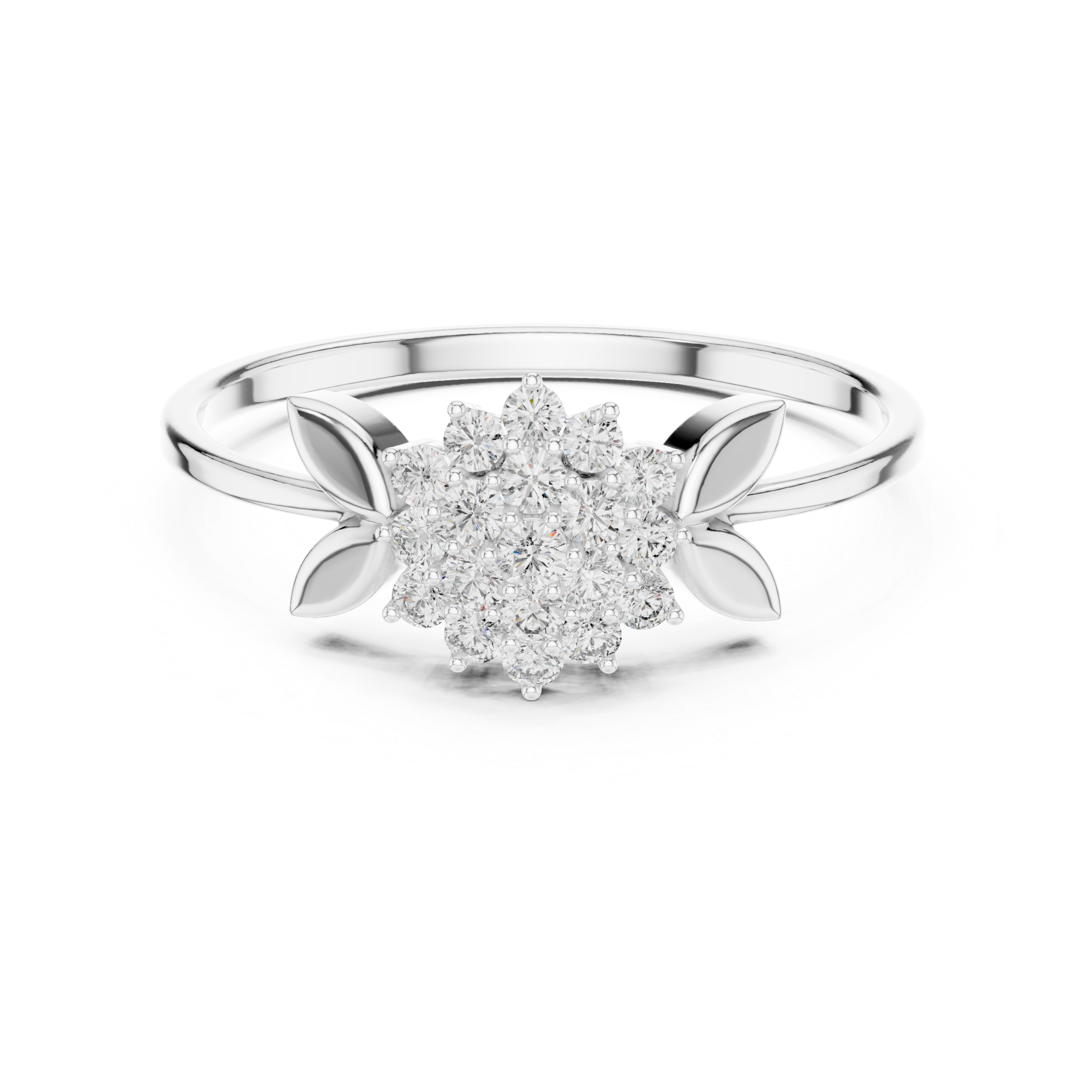 Classic diamond tennis bracelet with polished finish.