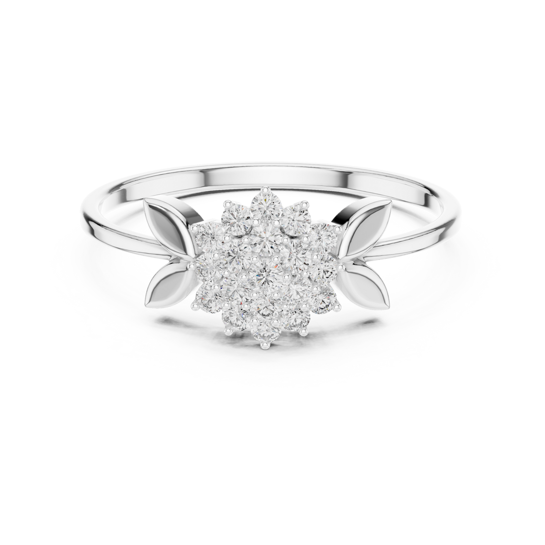Classic diamond tennis bracelet with polished finish.