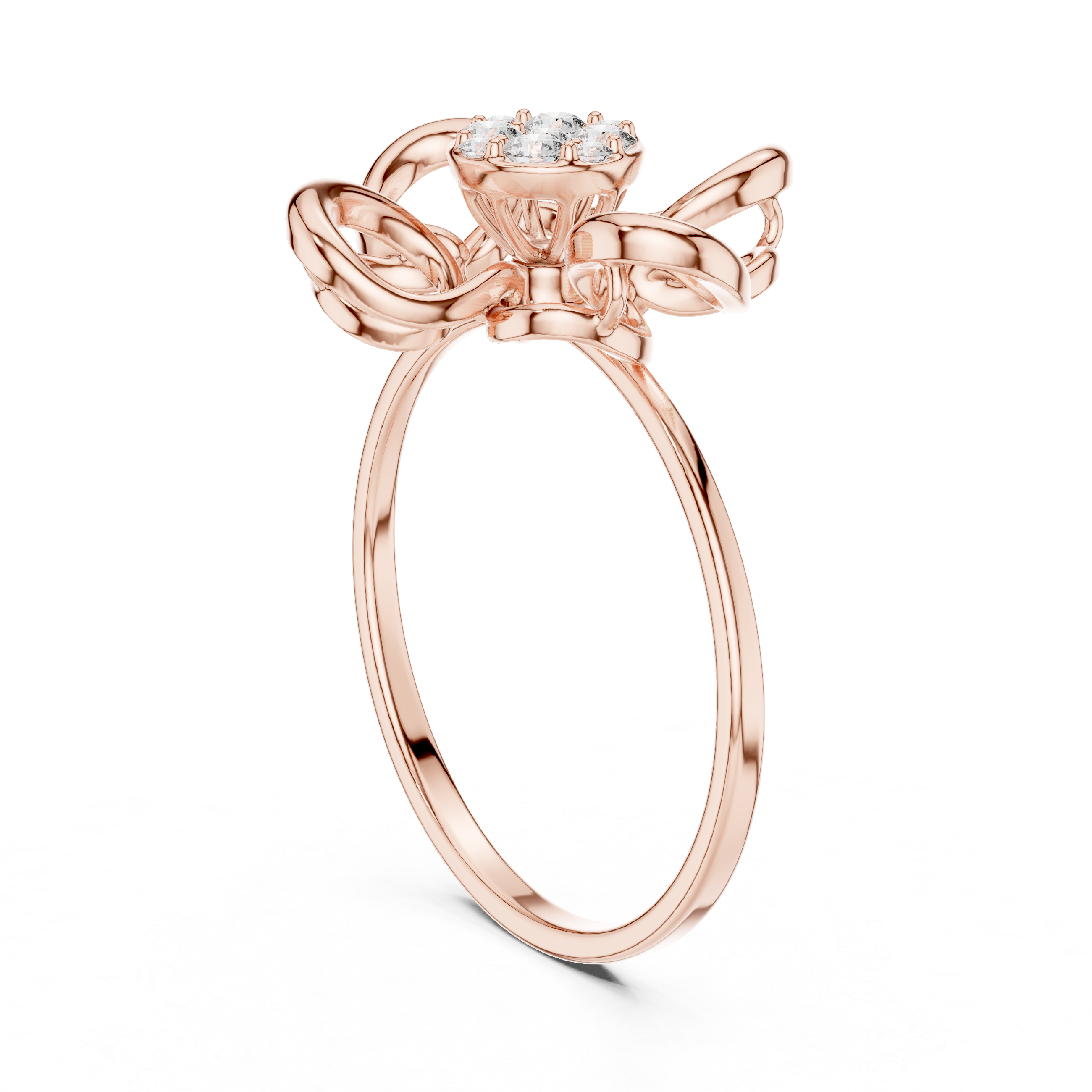 Engagement jewellery set with sparkling diamond finish.