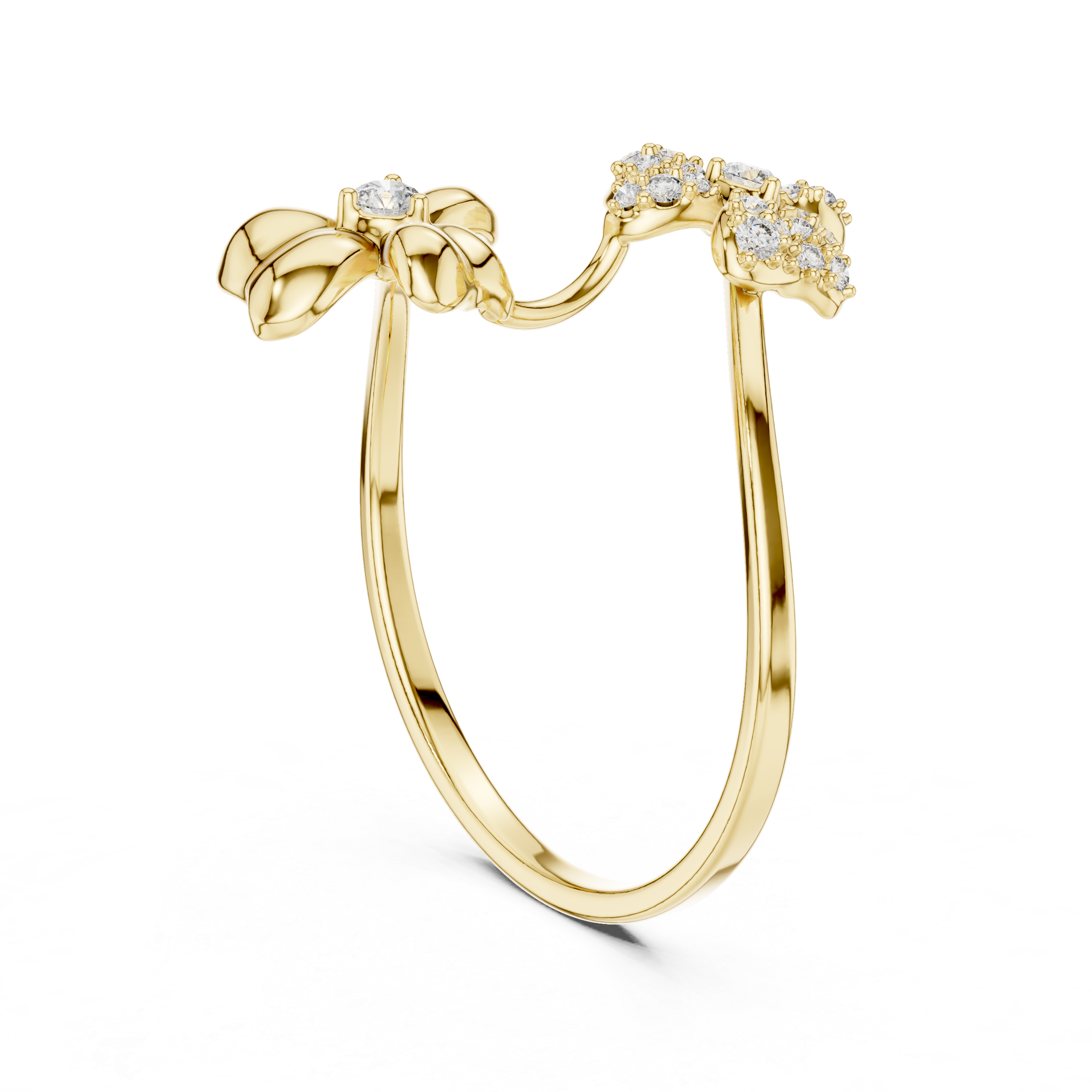 Slim stackable bangle with lightweight styling.