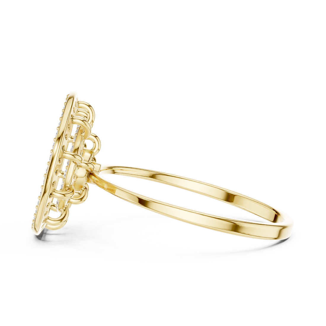 Thin minimalist necklace with sleek finish.