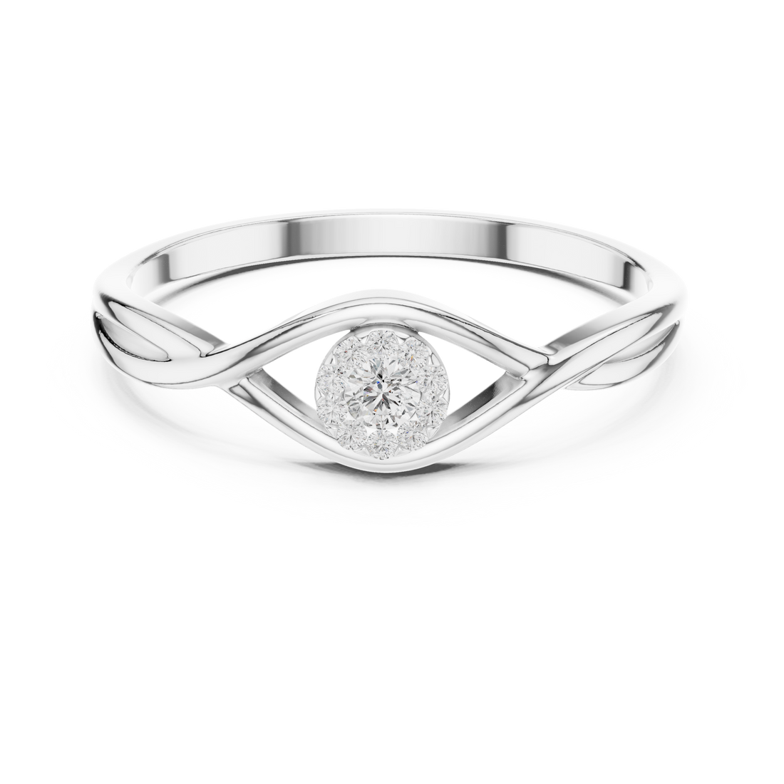 Cushion-cut engagement ring with refined sparkle.