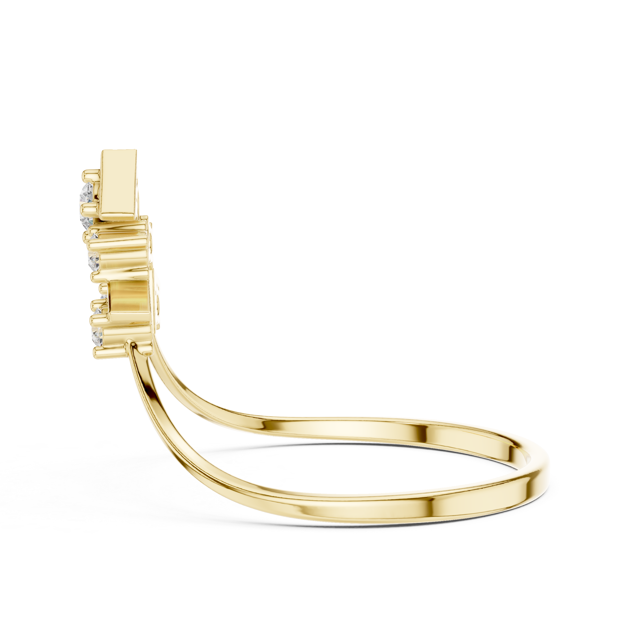Minimal stud earrings with clean polished finish.