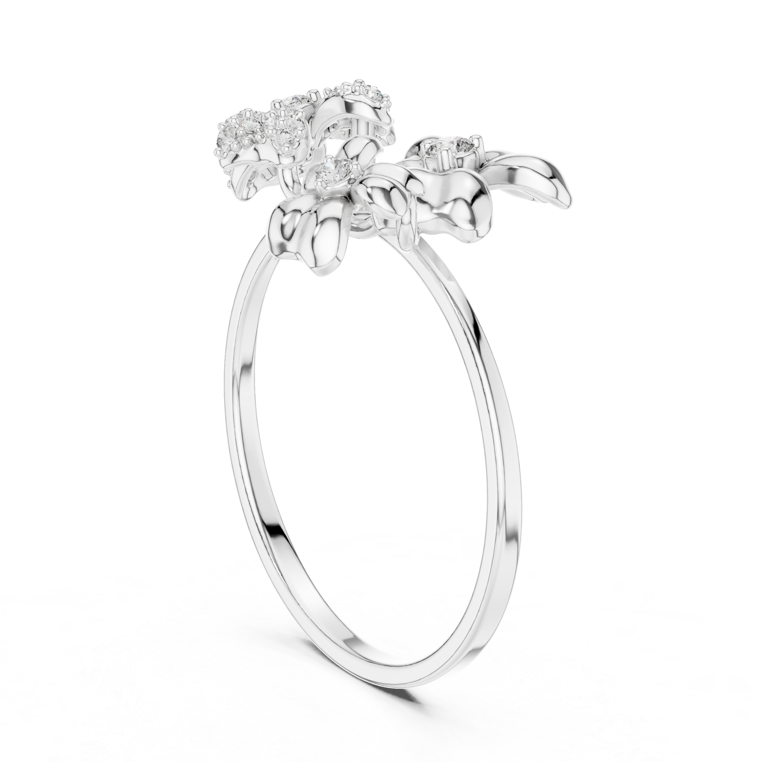 Elegant lab-grown diamond solitaire ring in polished yellow gold finish.