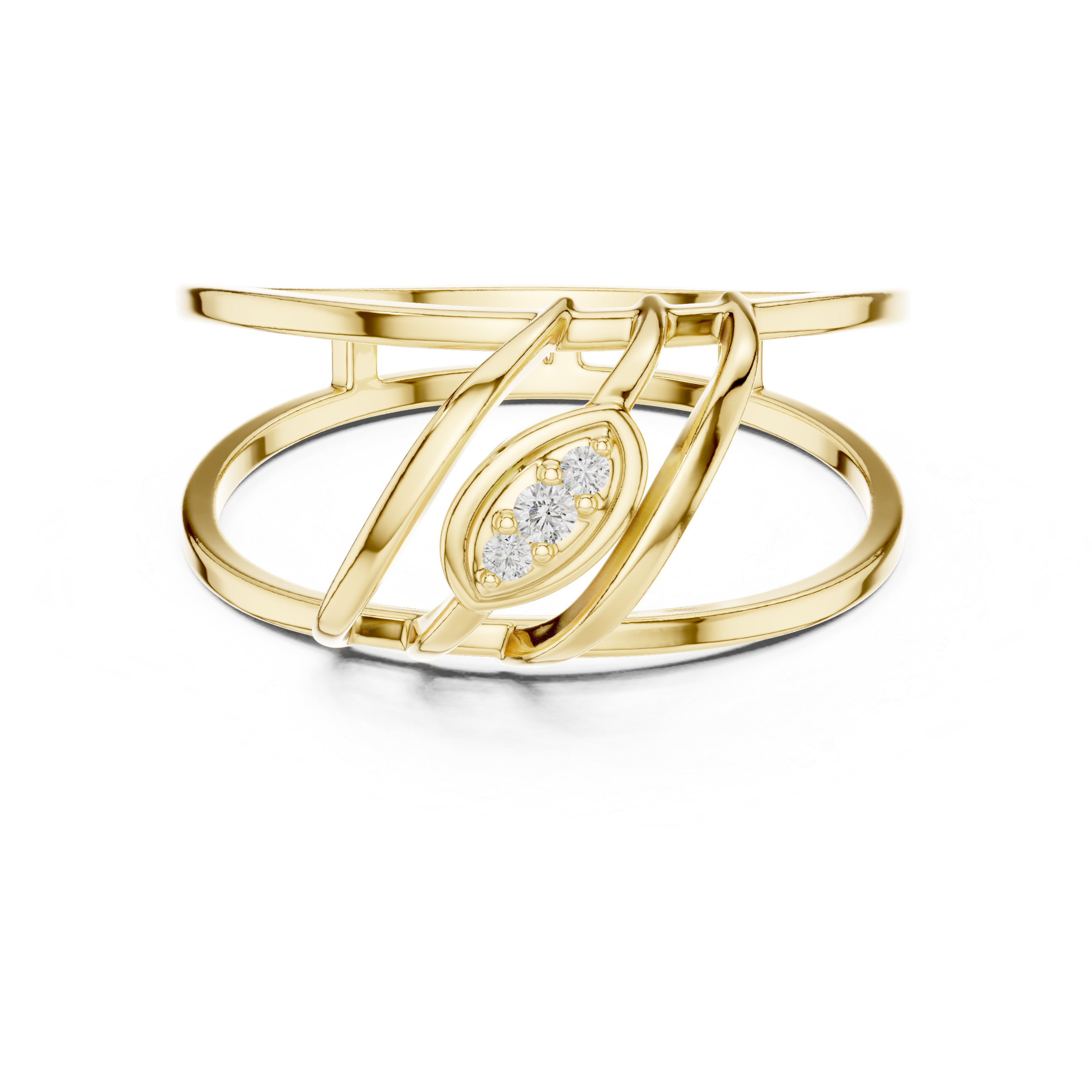 Elegant layered necklace with delicate gold chains.
