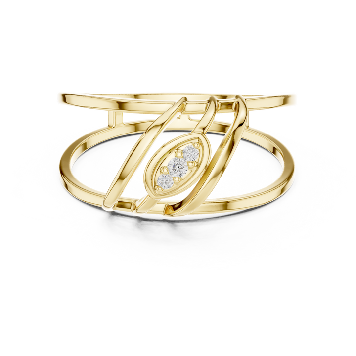 Elegant layered necklace with delicate gold chains.