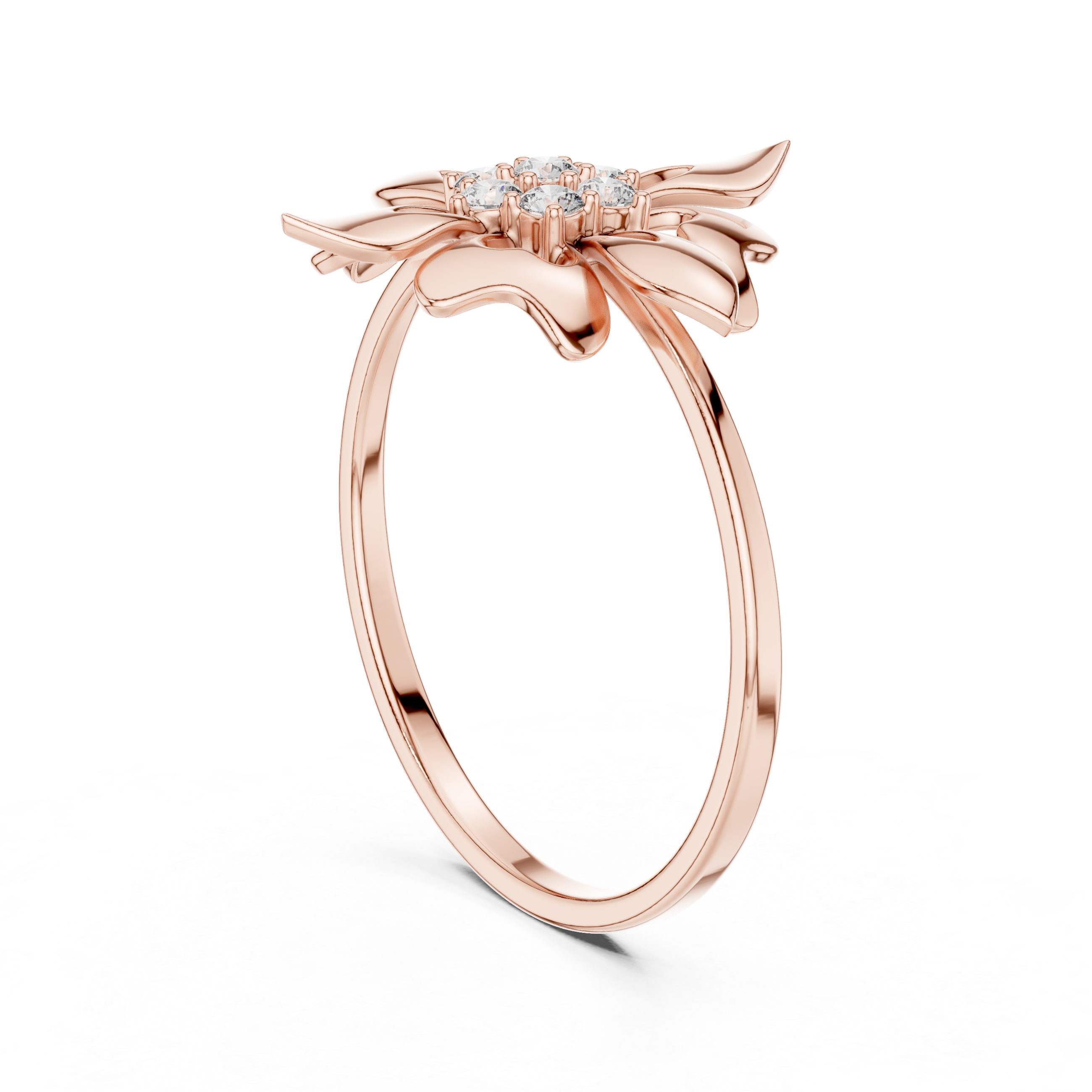 Stunning oval diamond engagement ring with brilliant sparkle and slim band profile.