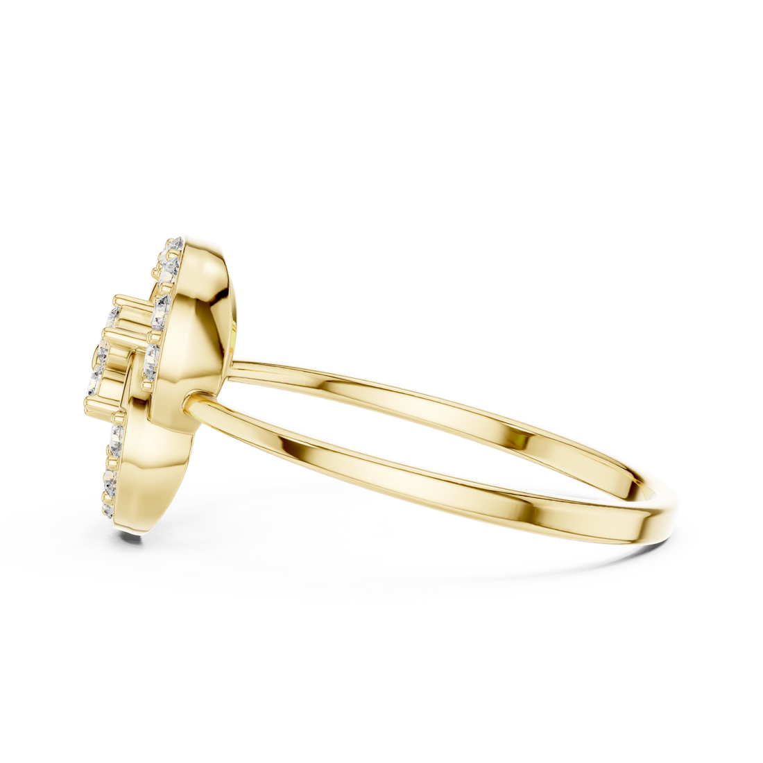 Vintage-style toe ring with engraved decorative patterns.