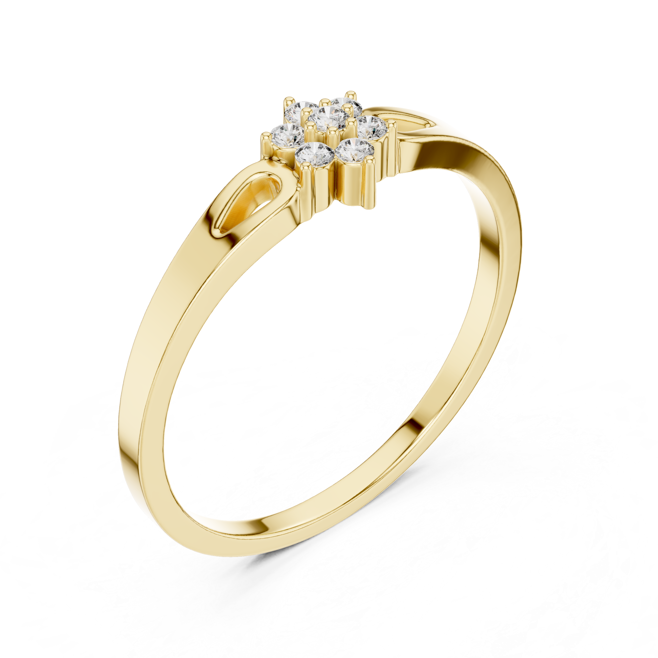 Elegant children's gold bracelet with lightweight structure and comfortable fit.