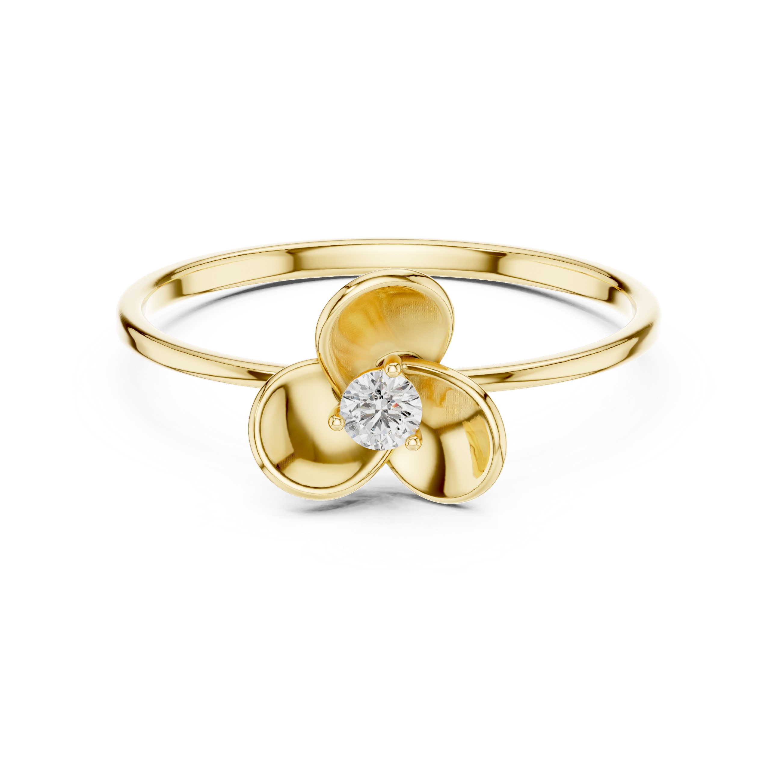 Stylish knot design ring symbolizing love and unity with polished finish.