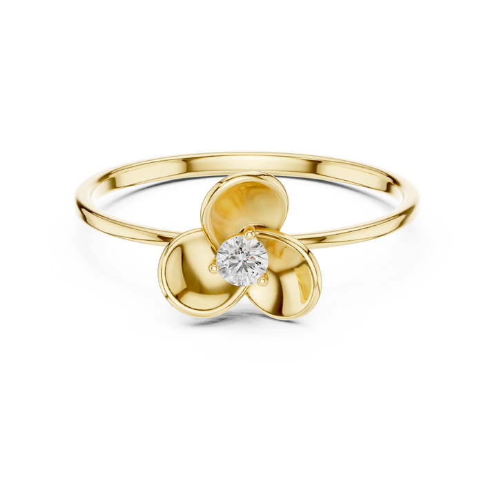 Stylish knot design ring symbolizing love and unity with polished finish.