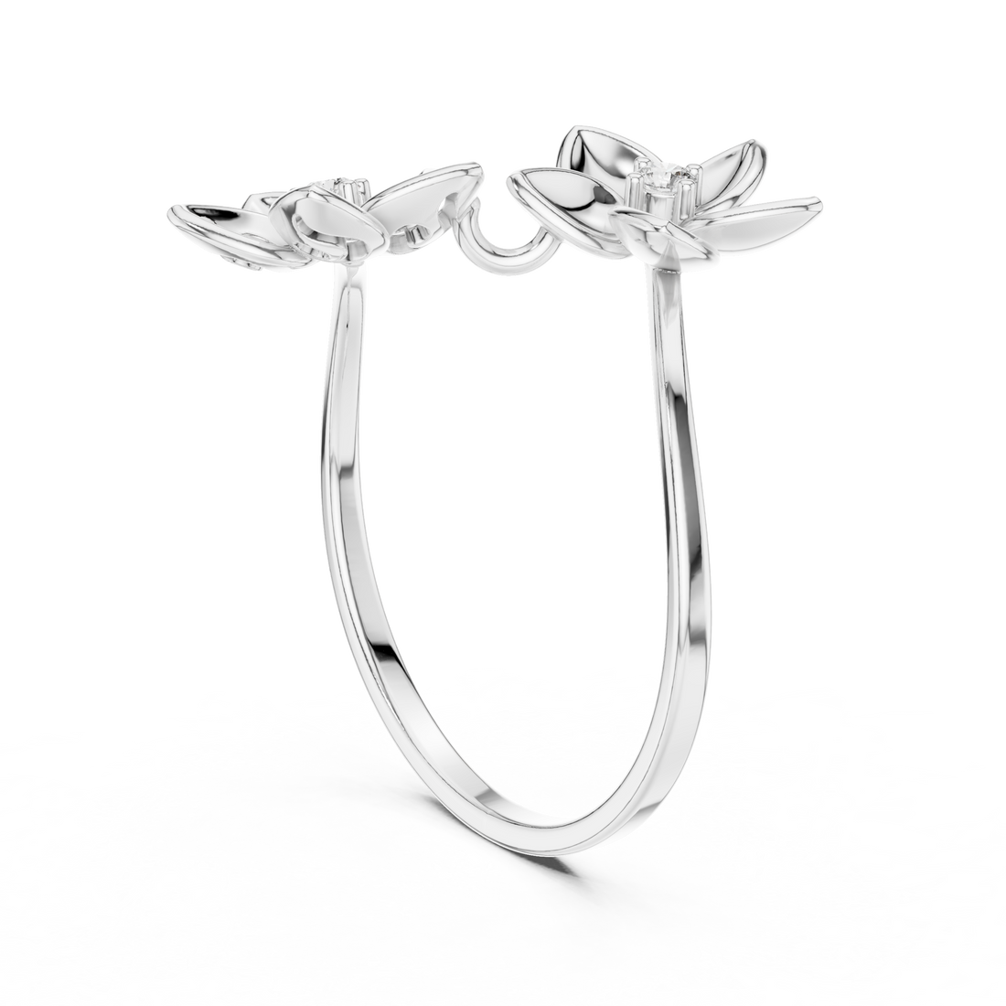 Traditional gold toe ring featuring engraved floral patterns.