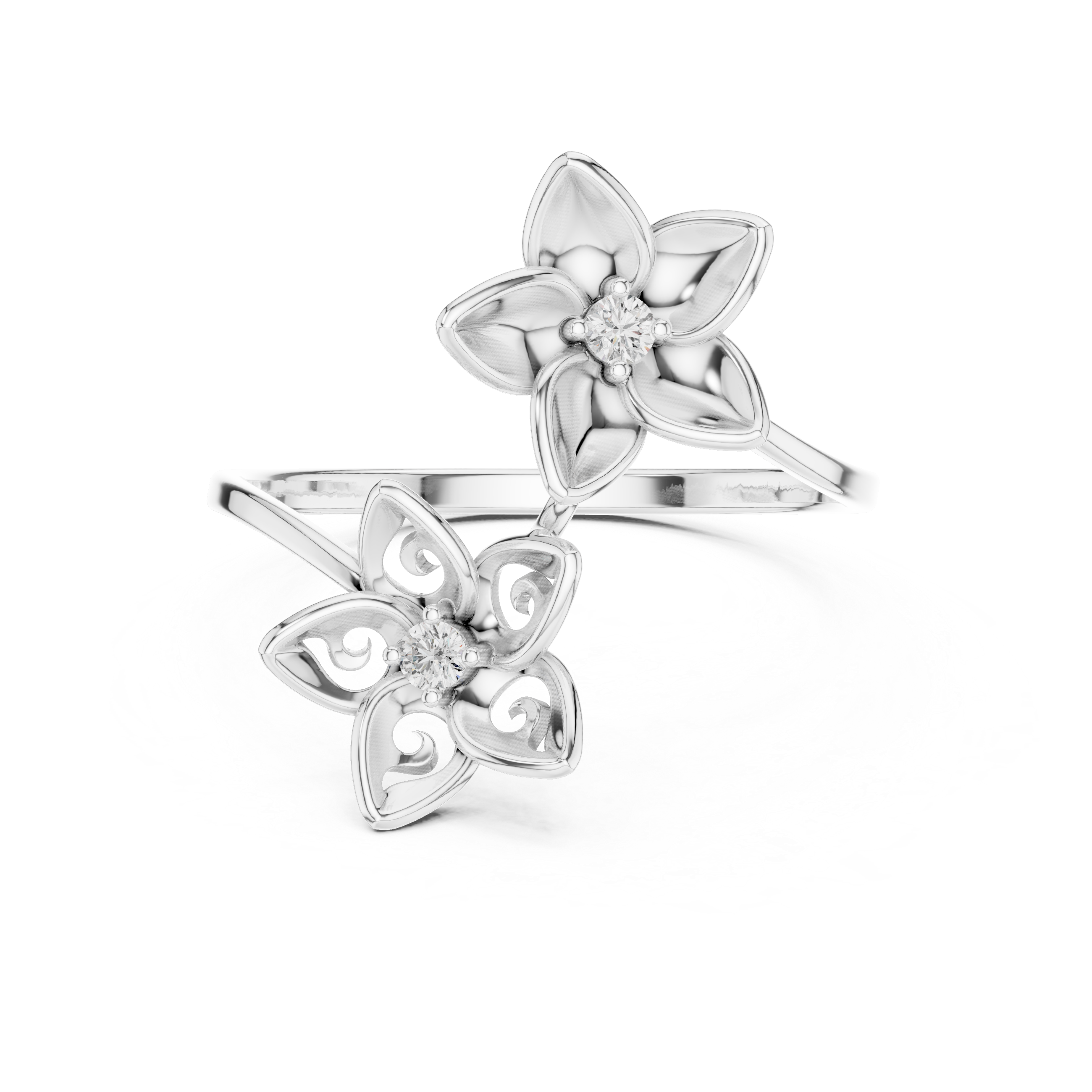 Vintage-inspired toe ring featuring decorative antique-style motifs.