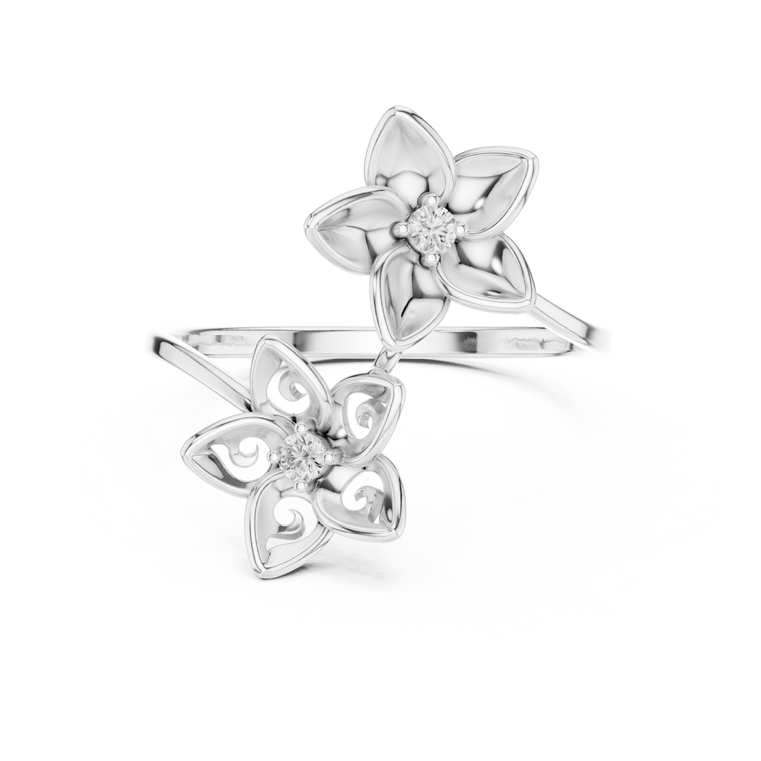 Vintage-inspired toe ring featuring decorative antique-style motifs.