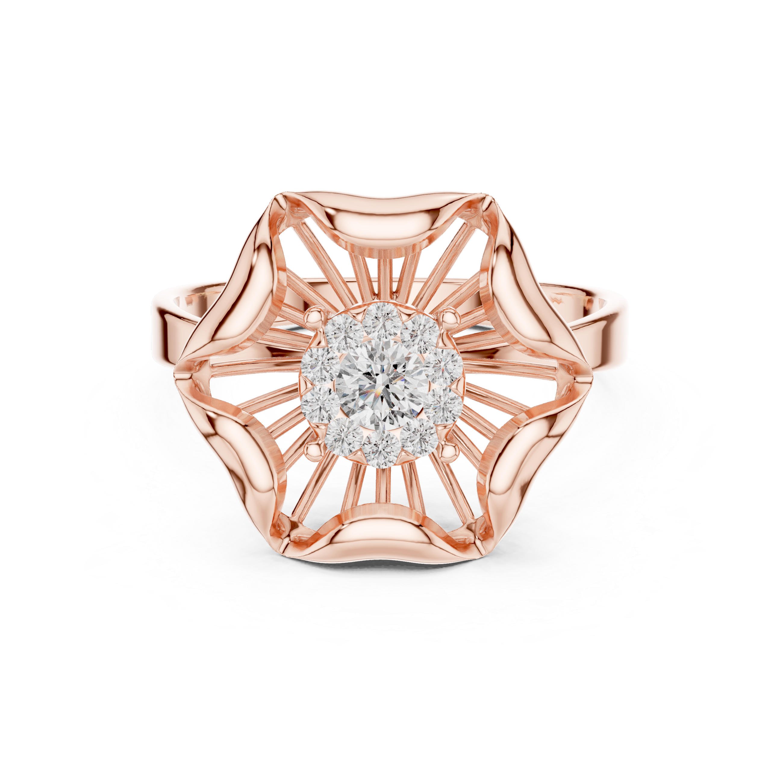 Elegant gemstone pendant featuring sapphire centerpiece.