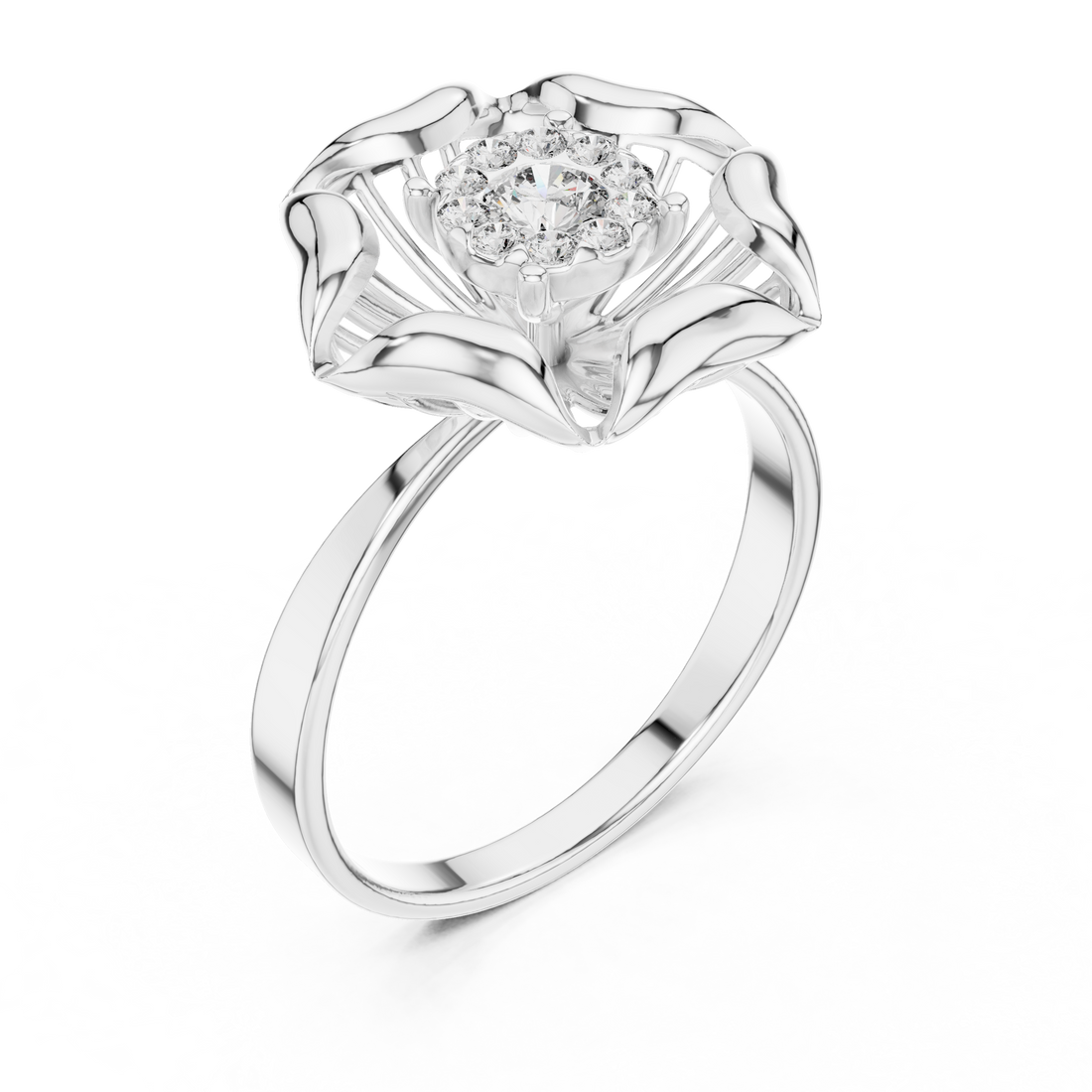 Elegant stackable ring set featuring multiple slim bands.