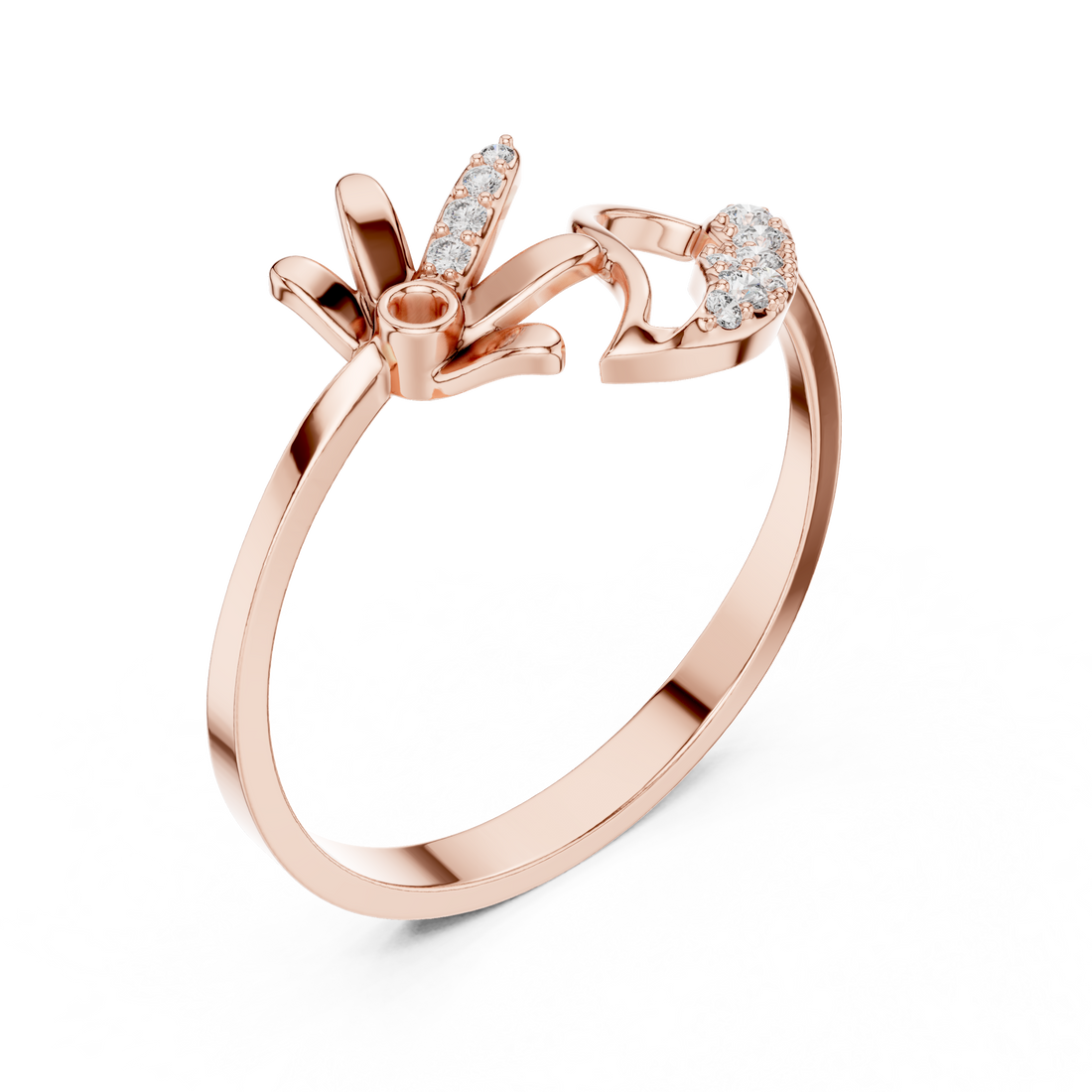 Solitaire diamond pendant with thin chain.
