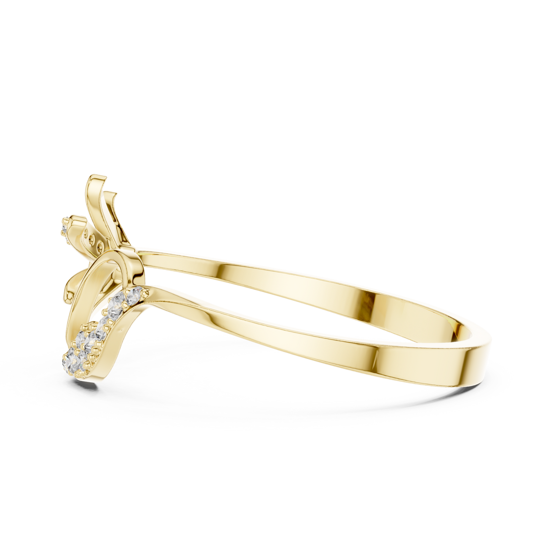 Slim gold chain bracelet with polished links.